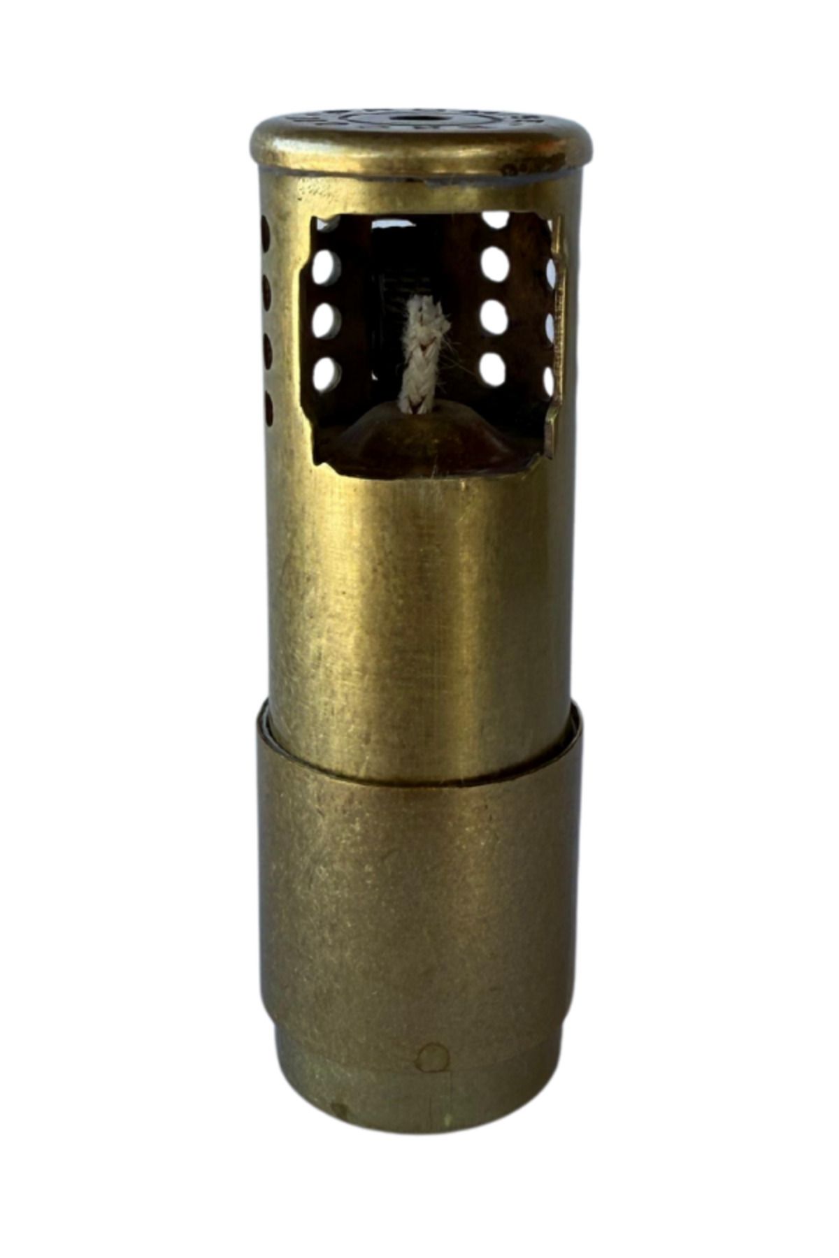 PROMISE Fırçalı Gold Yandan Kapaklı Tek Alevli Metal Benzinli Çakmak