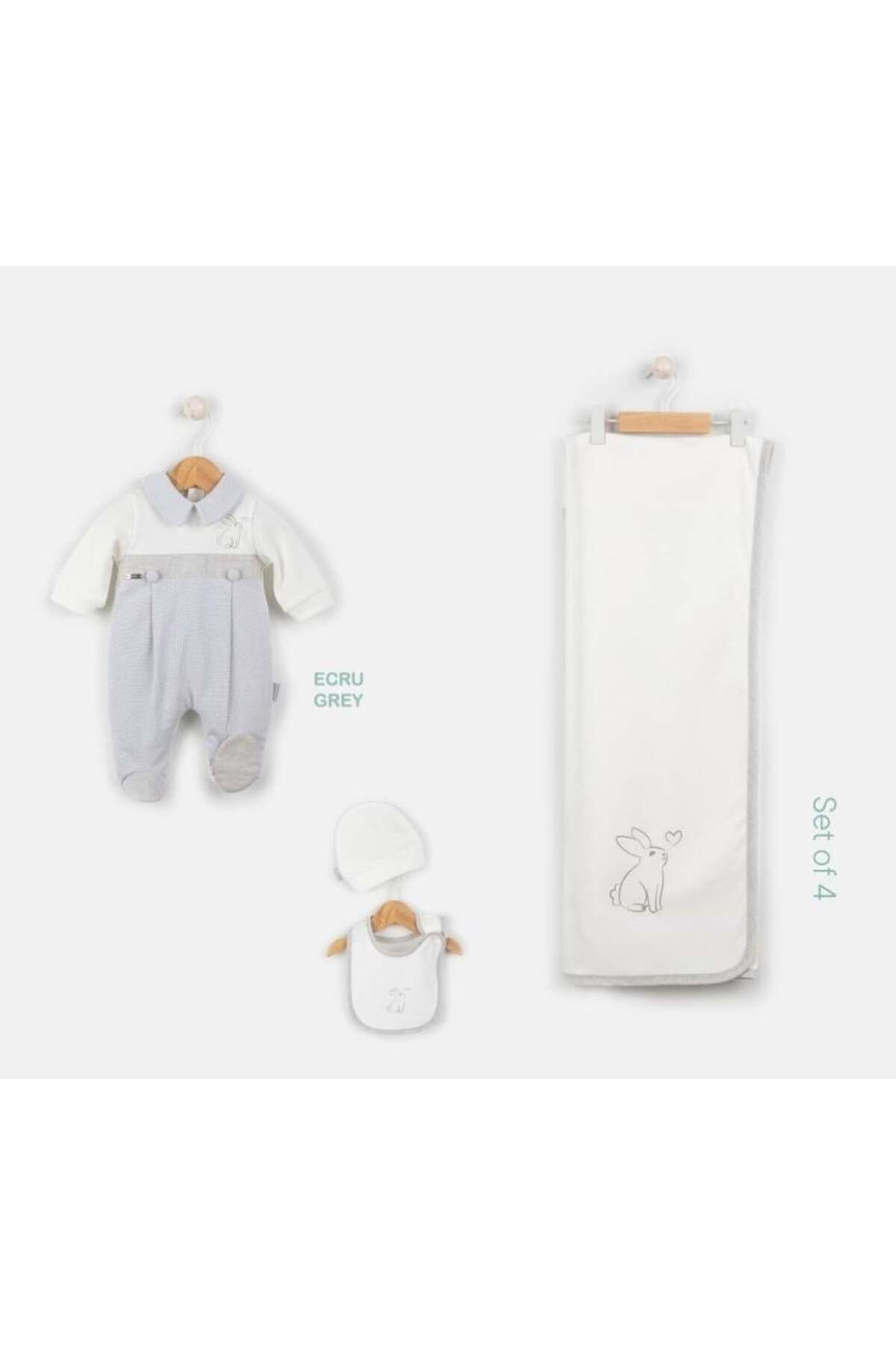 Babydoll Zıbın Takımı Gri
