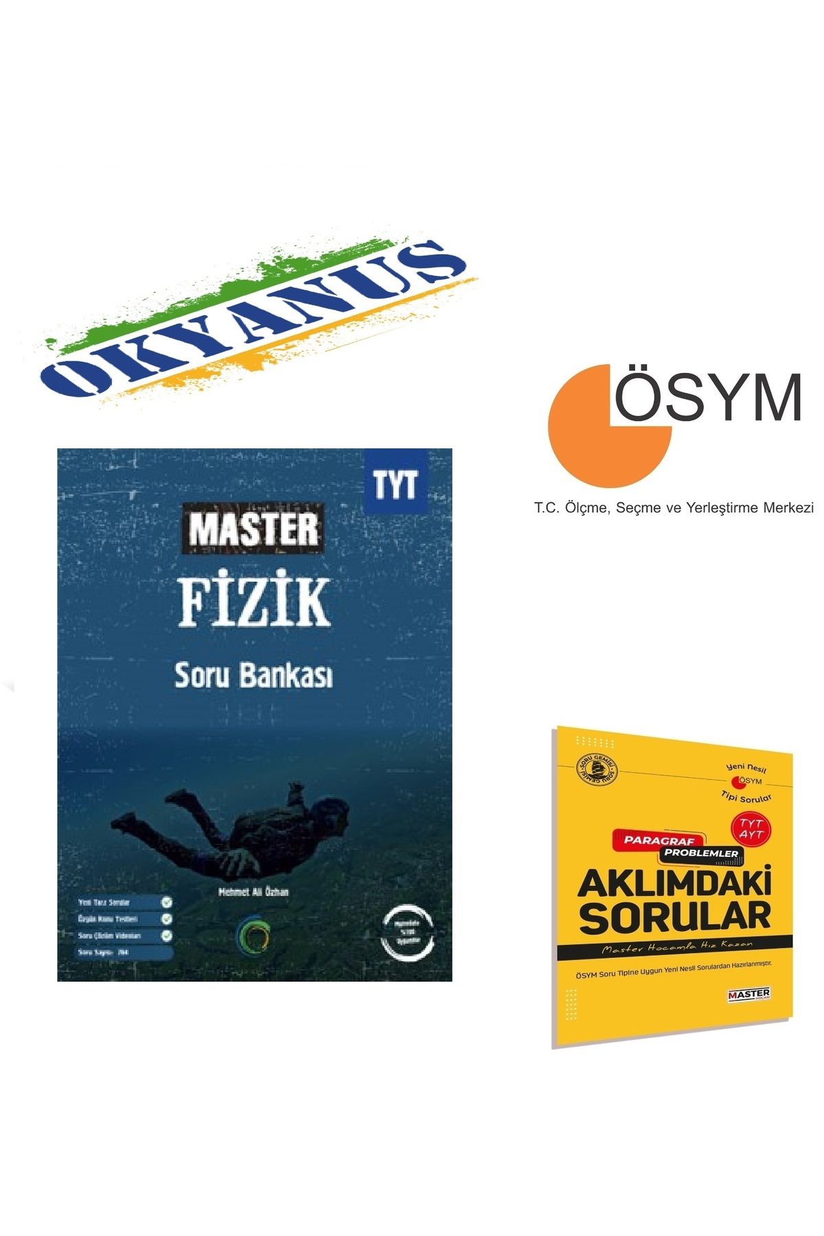 Okyanus Yayınları Okyanus Yayıncılık TYT Master Fizik Soru Bankası