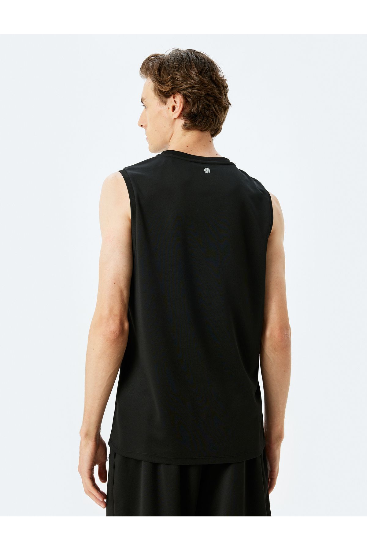 Koton-Crew Neck Sleeveless Slogan Printed Sports Singlet 4