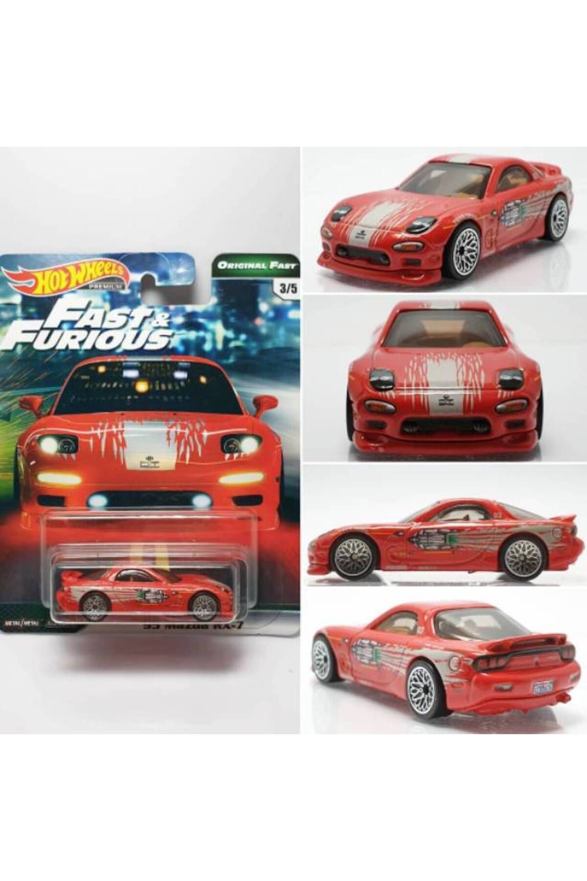 HOT WHEELS Premium Original Fast F&F Mazda RX-7