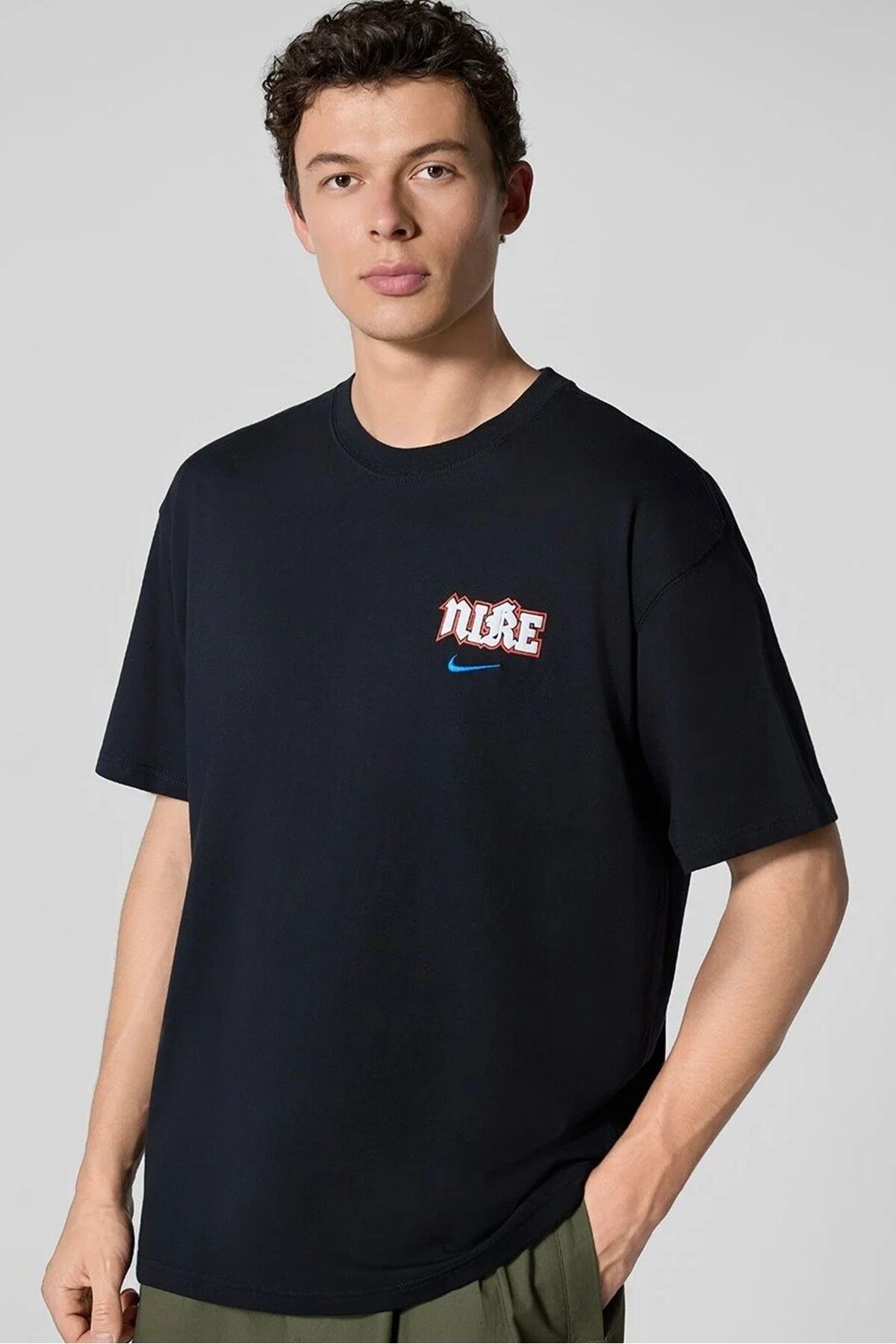 Nike Sportswear M90 Loose Fit T-Shirt Erkek Bol Kesim Tişört Siyah