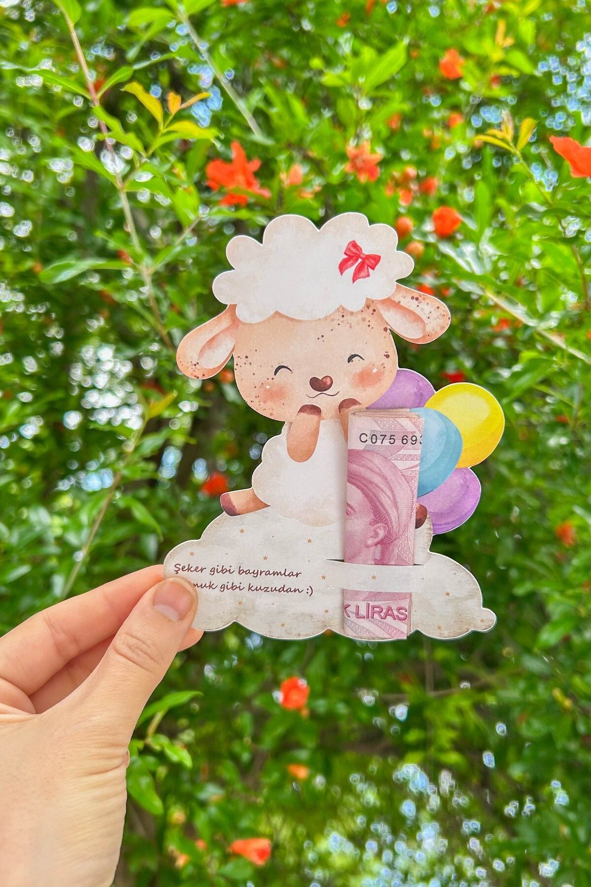 MSticker Bayram Tebrik Kartı 9 Adet Kurban Bayramı Hediye Kartı Tebrik Kartı Kurban Bayramı Ramazan Bayramı