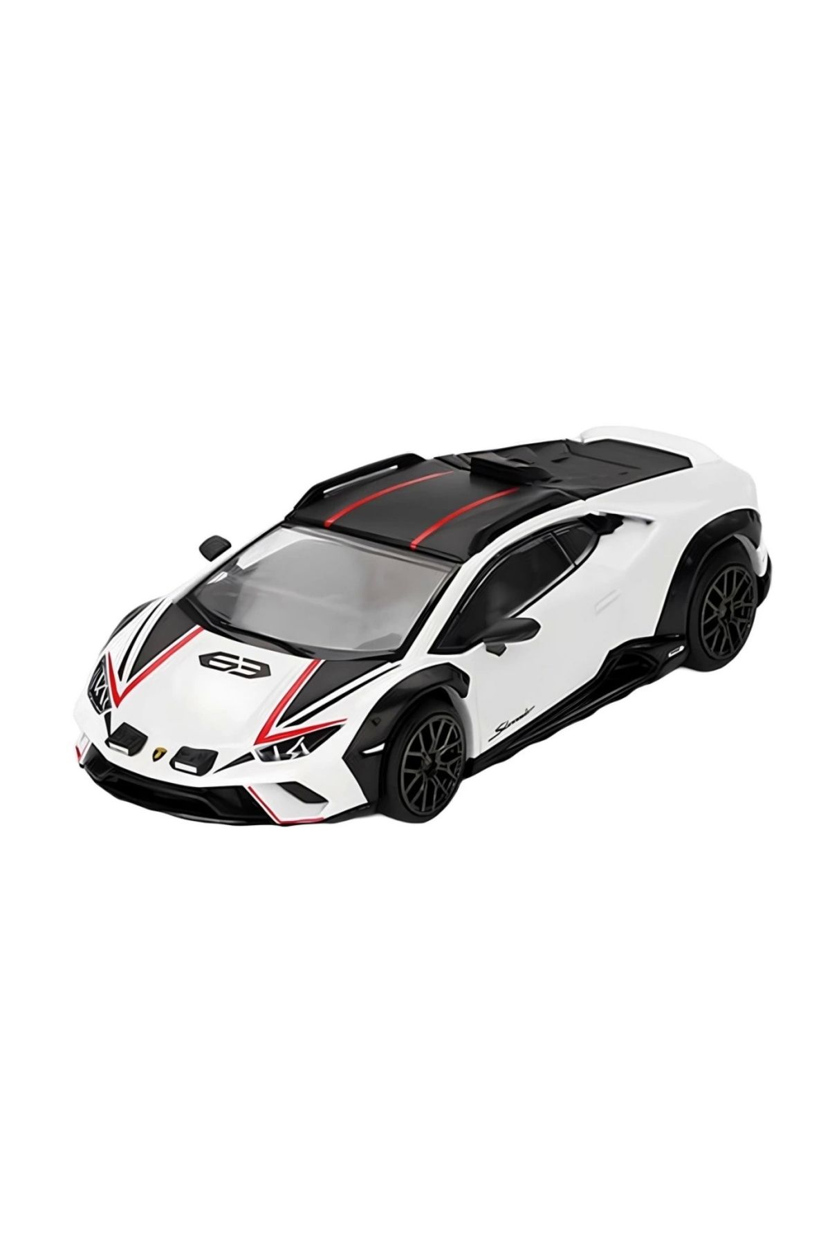 OurStyles Mini GT 1/64 Lamborghini Huracán Sterrato Bianco Asopo