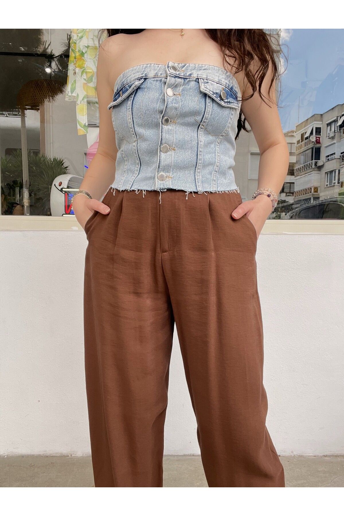 Smirnebutik Yüksekbel Pantolon