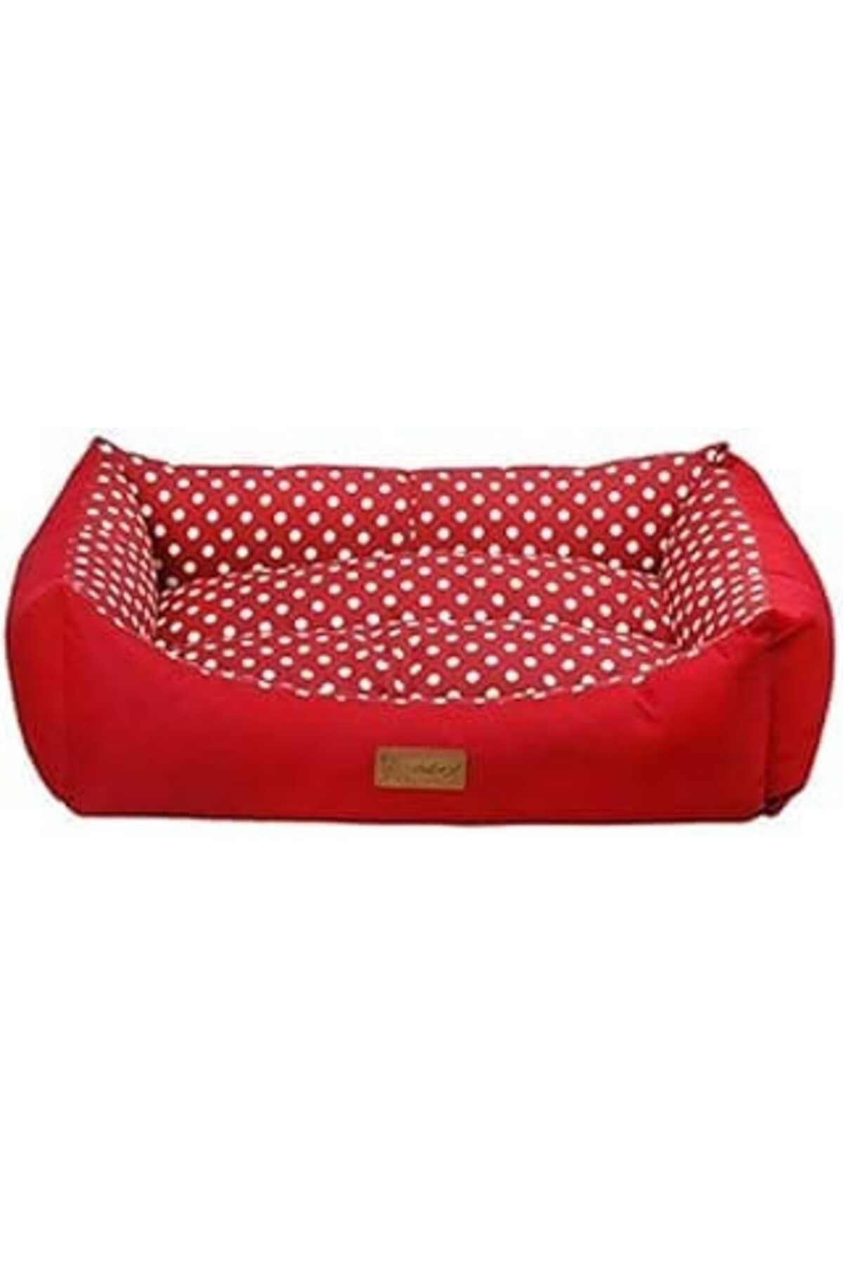 Pazarcan Dubex Tarte Dikdörtgen Yatak Vr01 Kırmızı(S)38X50X19H Cm