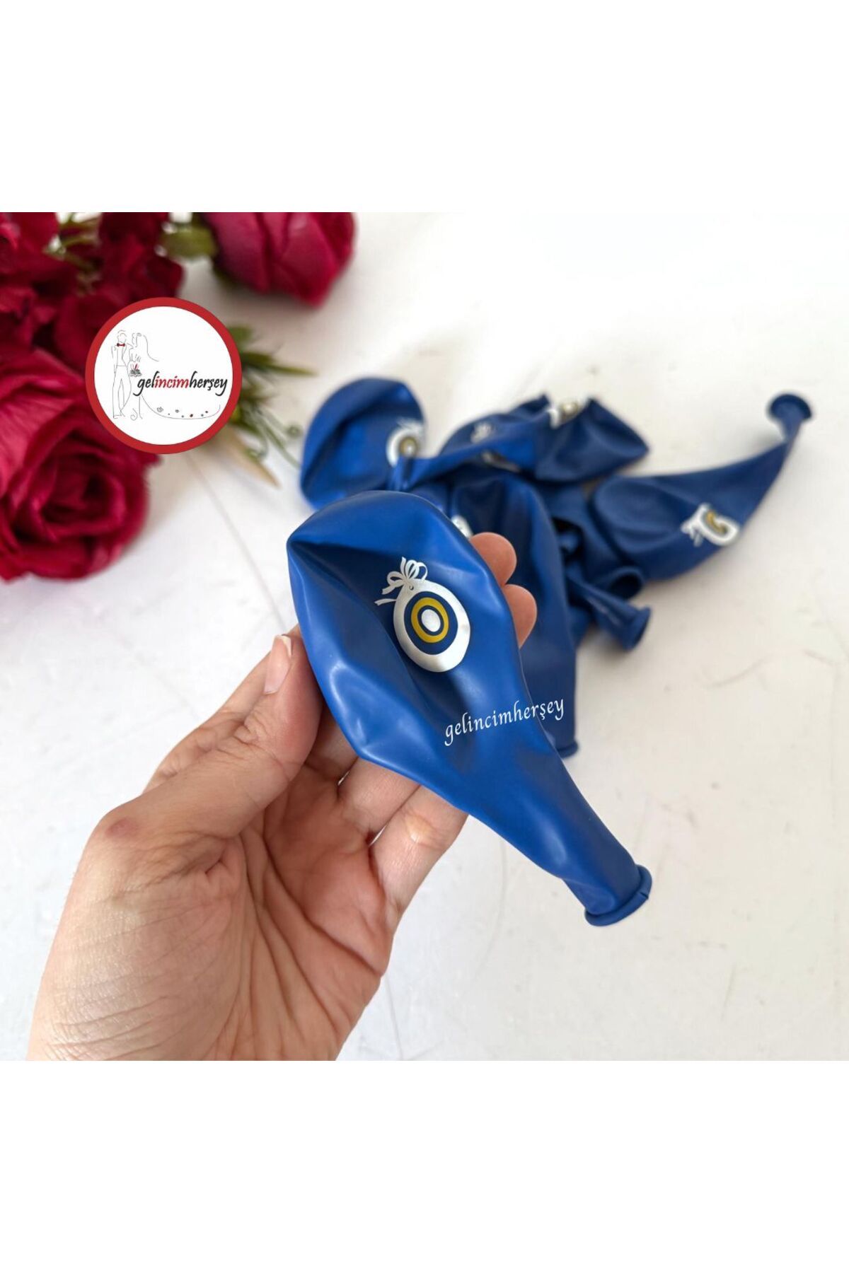 Gelincimherşey 10'lu Balon 12 inch Nazar Boncuklu