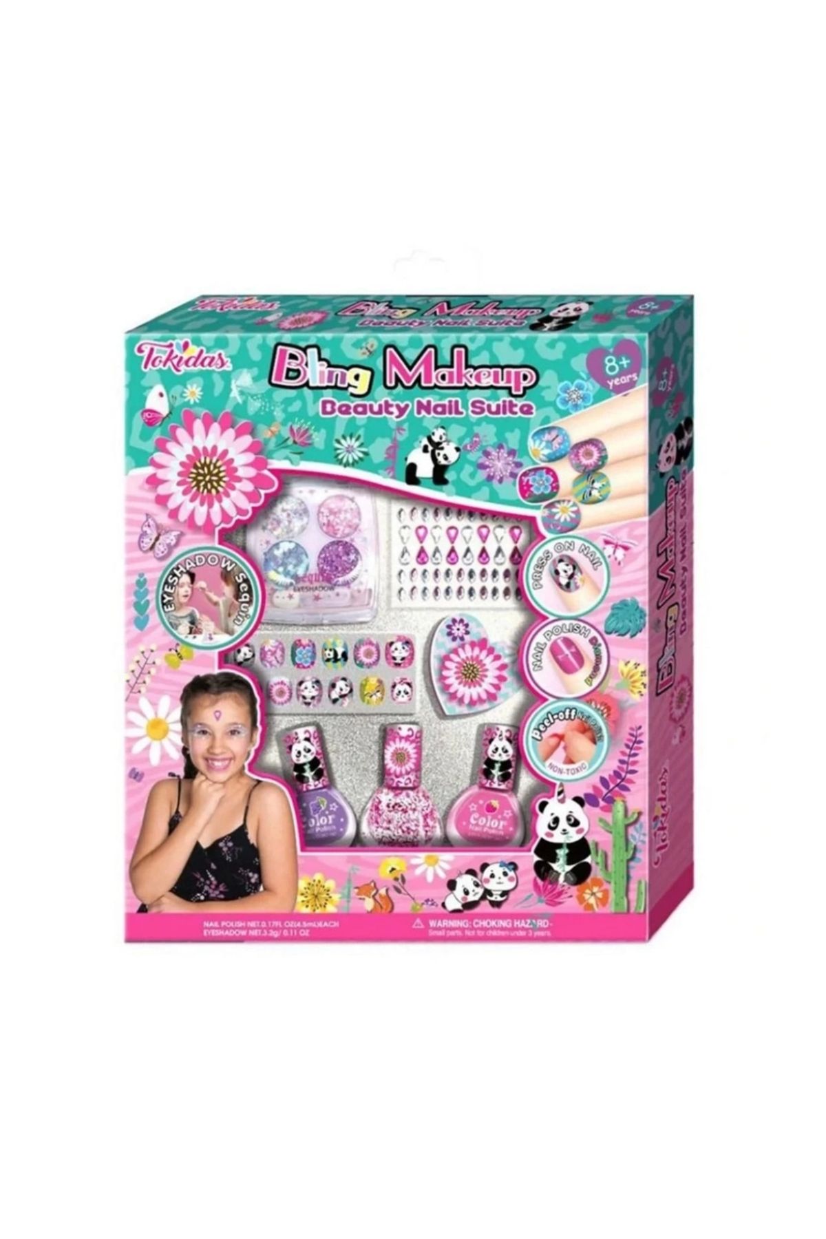 OurStyles Tokidas Bling Makyaj Güzellik Tırnak Paketi