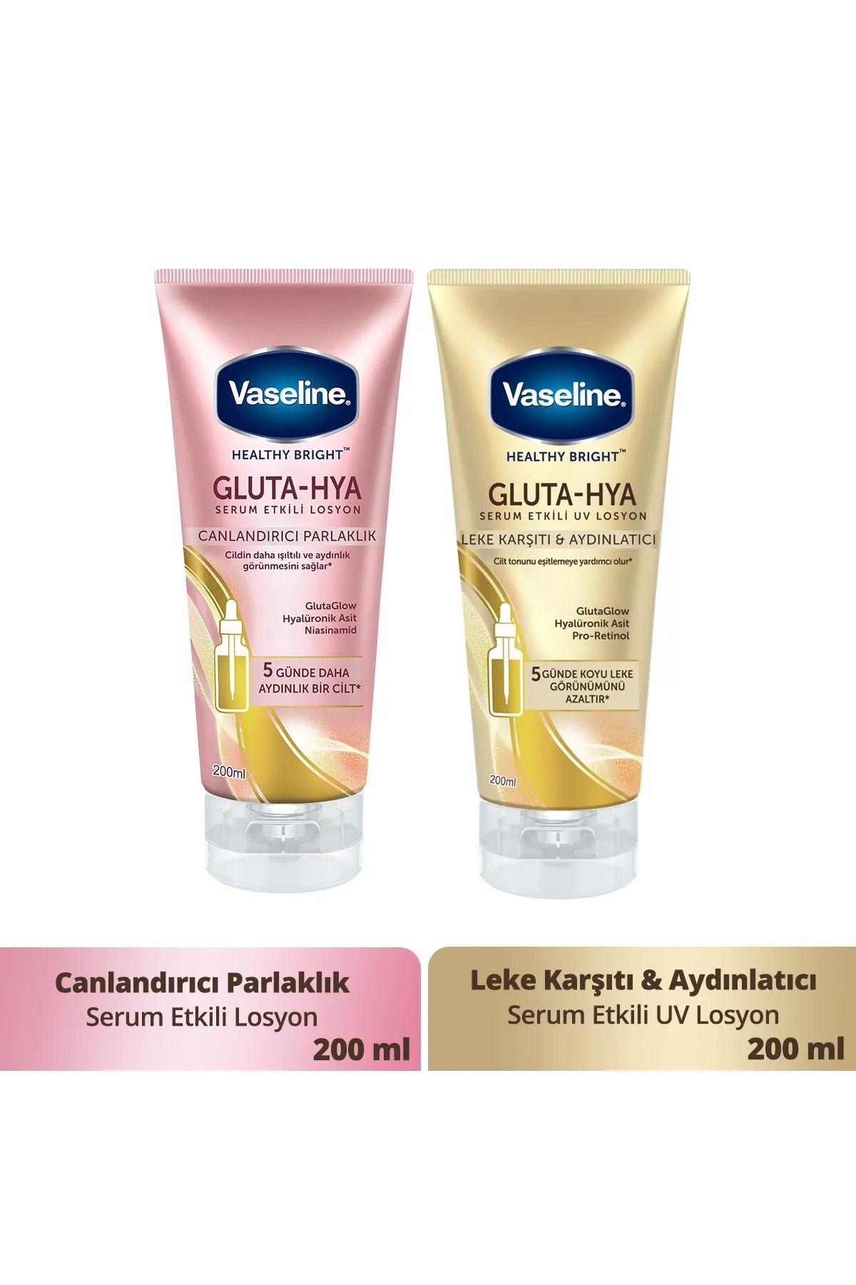 Vaseline Vaseline Gluta Hya Serum Lotion 200ml - UV Effect