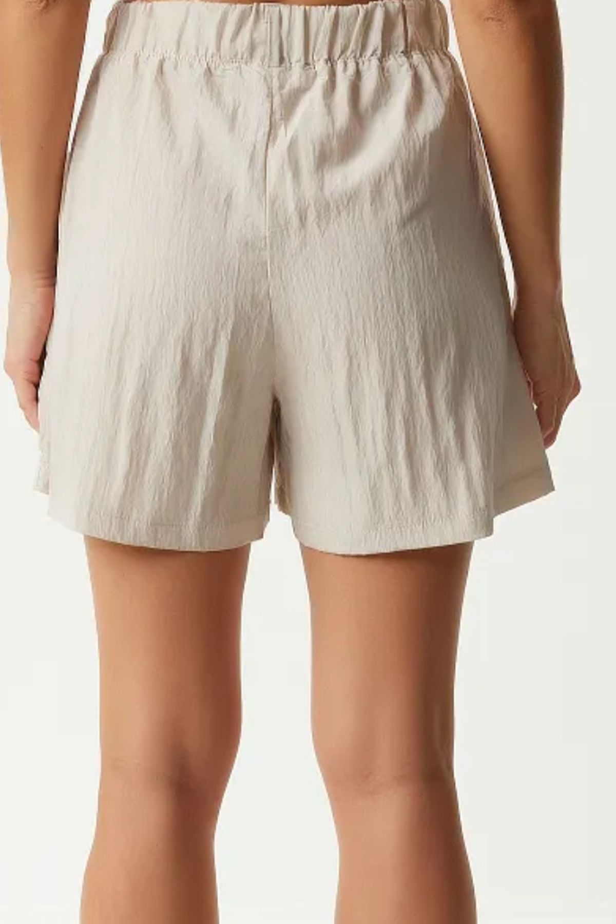 ESSFASIHON-Elastic Waist Shorts 2