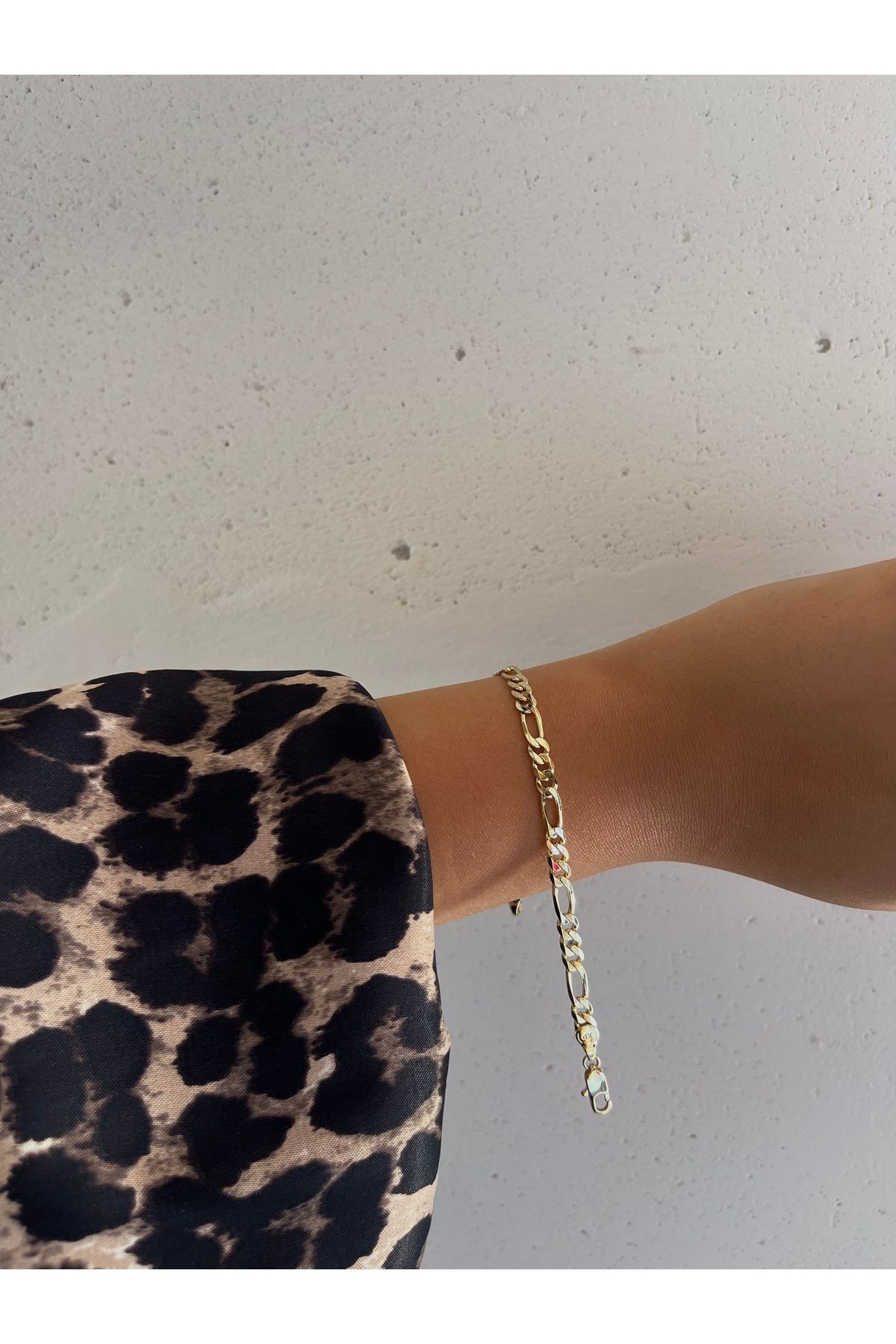 XUPING JEWELRY İnce Zarif Figaro Kuyum Model 14 K Renk Künye Modeli Xuping Marka