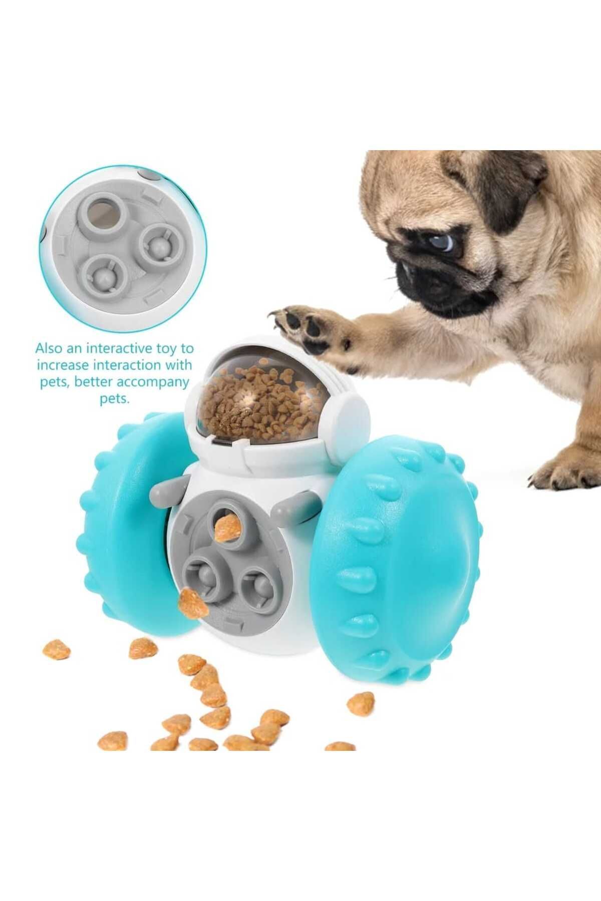 PATİSHOPYA Evcil Hayvan Interaktif Ödül Dağıtıcı Robot Kedi Köpek Oyuncak