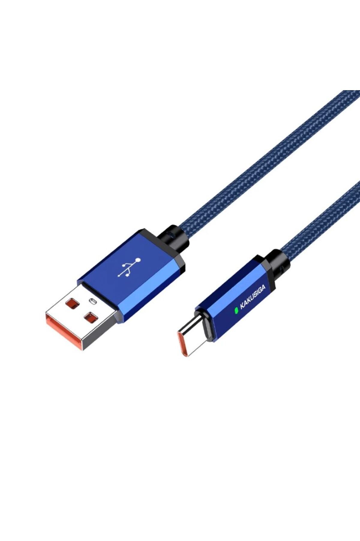 REDz Accessories-Cablu KSC-967, USB la Tip-C, Compatibil cu iPhone 15/16 și Android, Încărcare rapidă 3A, Albastru 4