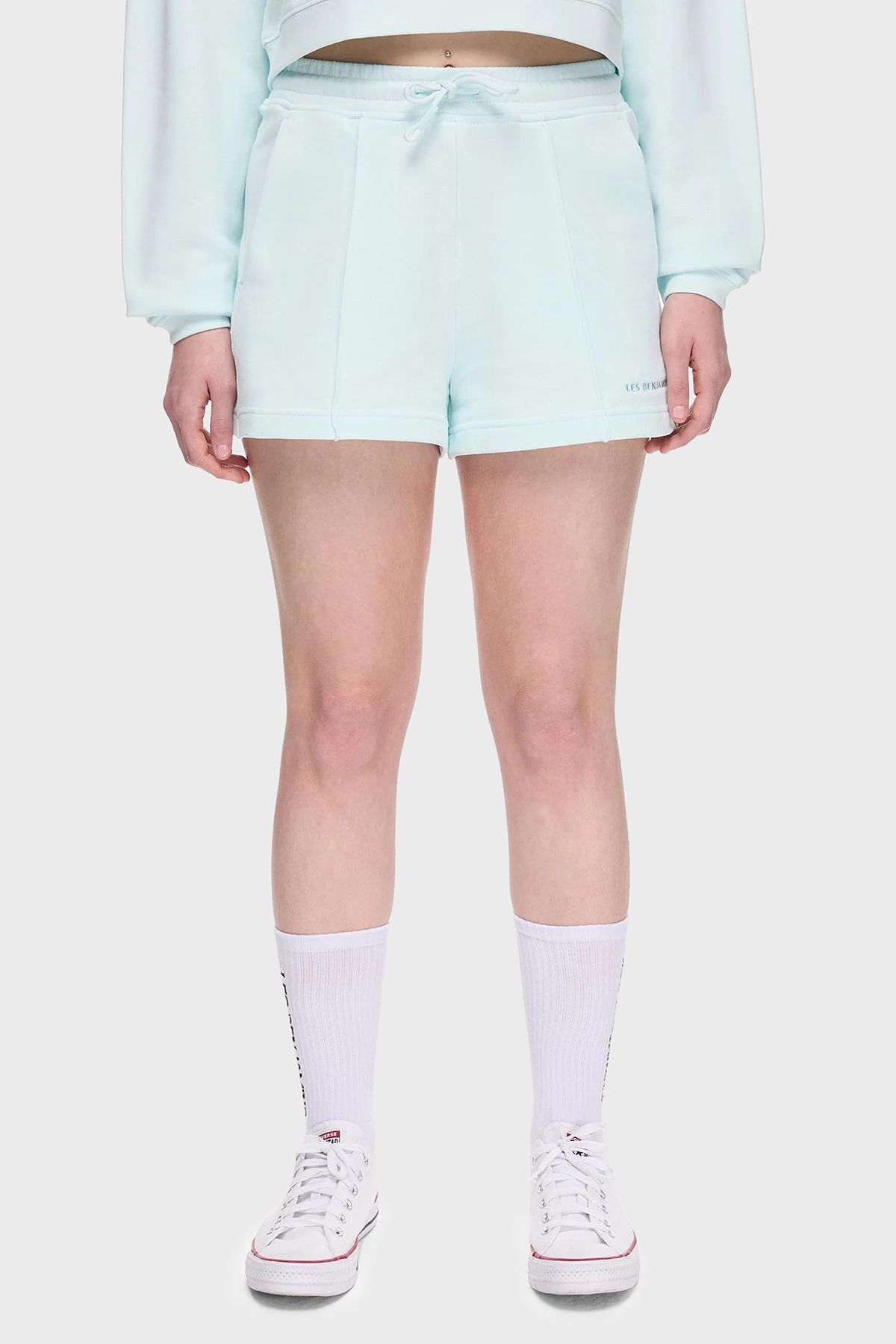LES BENJAMINS % 100 Pamuk Regular Fit Yüksek Bel Çimalı Short SHORT LBNOOSESSFUSO