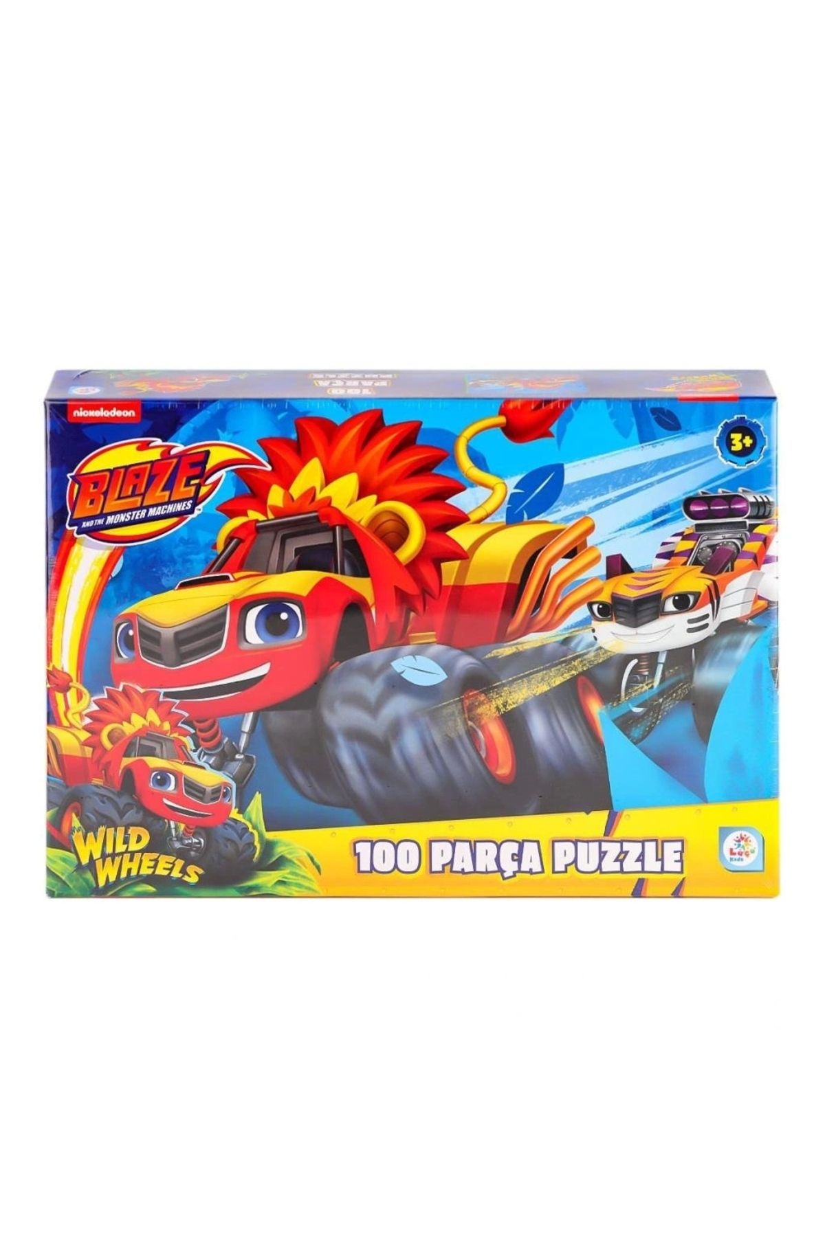 OurStyles Bl0048 Blaze Machines 100 Parça Puzzle -Laçokids - Şık Ve Zarif Tasarım