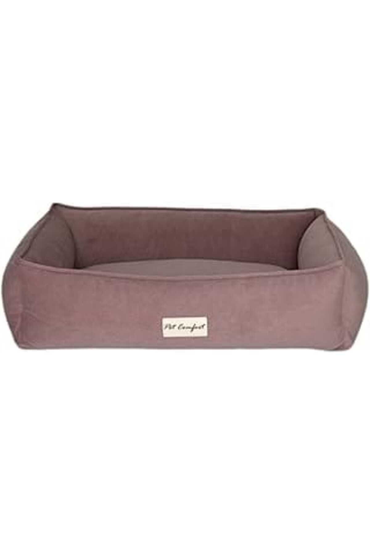 Pazarcan Pet Comfort Golf Neva Toz Pembe Köpek Yatağı M 60X75Cm