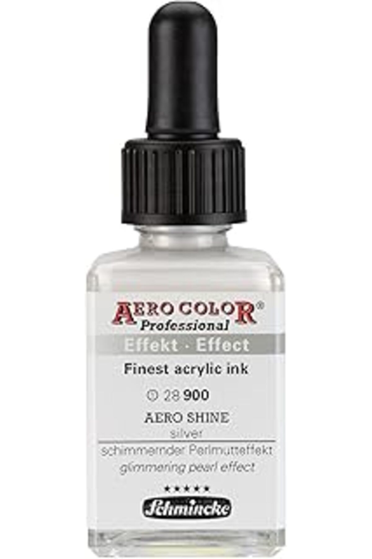 Pazarcan Schmincke Aero Color Professional Akrilik Airbrush Mürekkebi 28 Ml 900 Aero Shine Silver