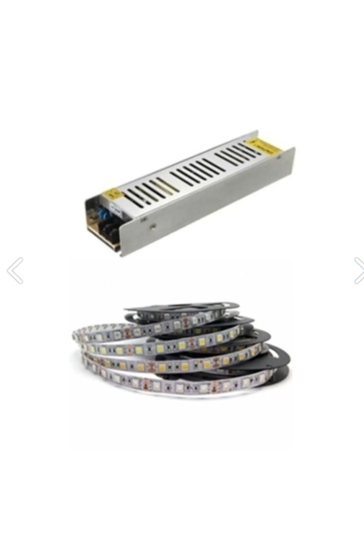 Noas Şerit Led 5 Metre Günışığı+5 Amper Trafo Iç Mekan