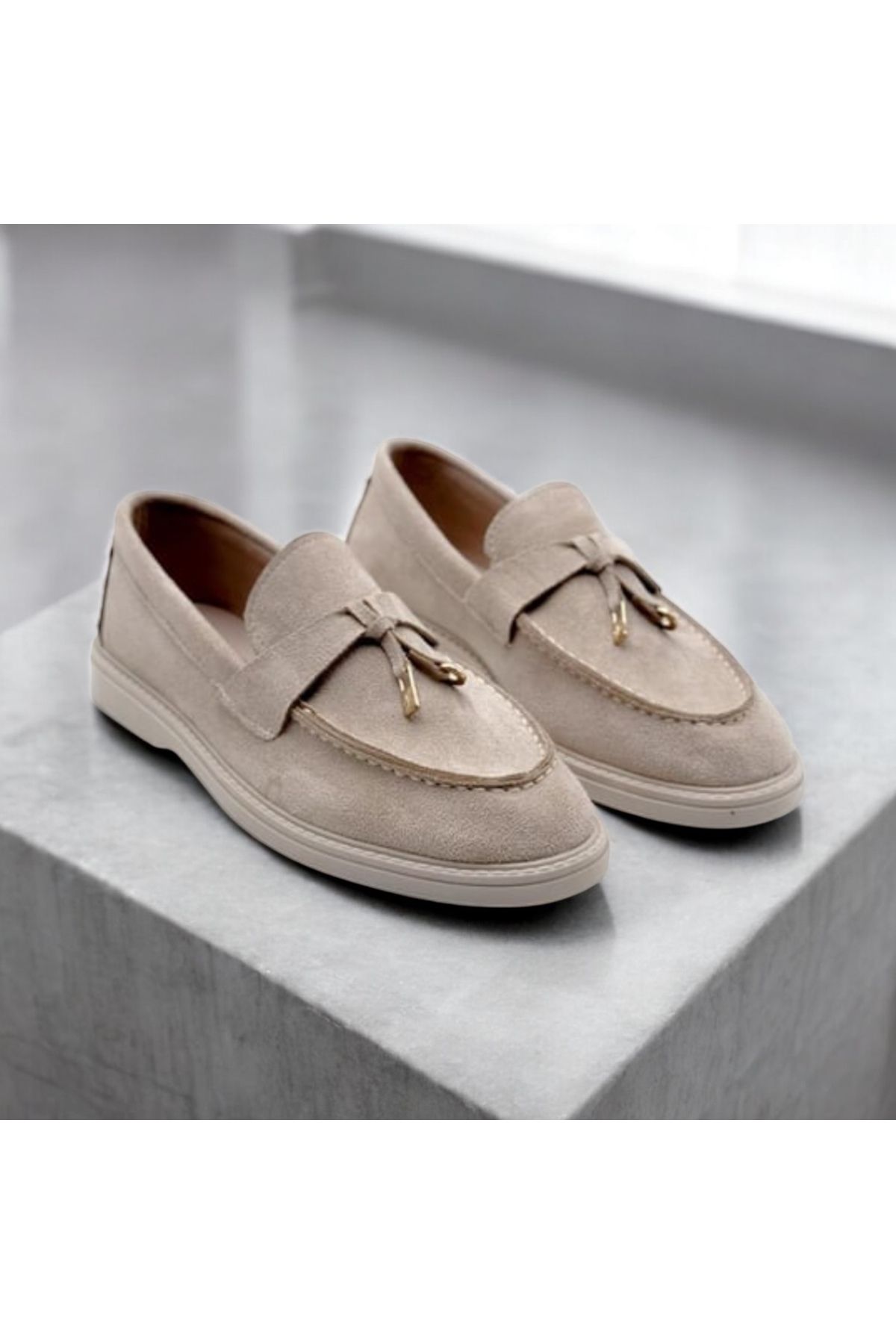 runa shoes süet püskül babet