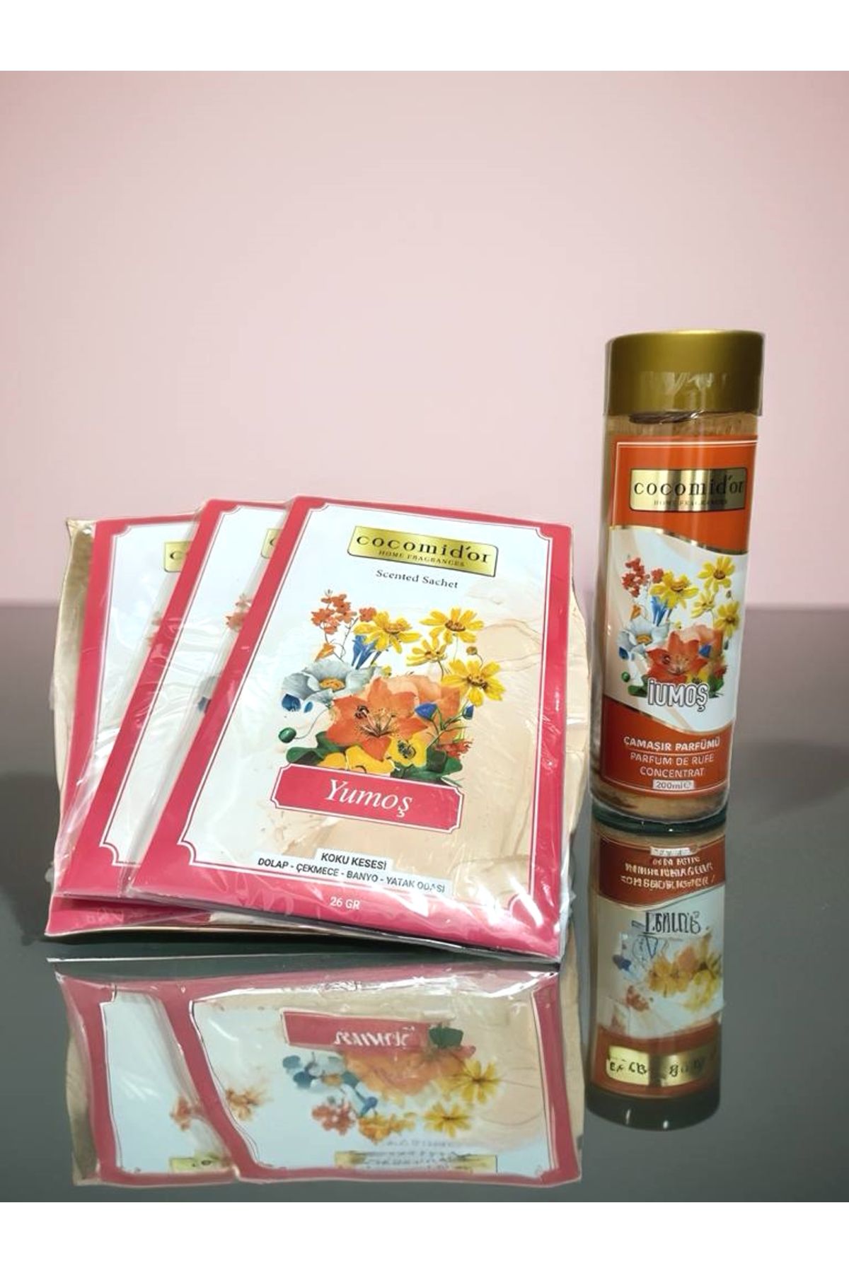 Cocomidor İumoş Koku Seti – Çamaşır Parfümü + 3'lü Koku Kesesi