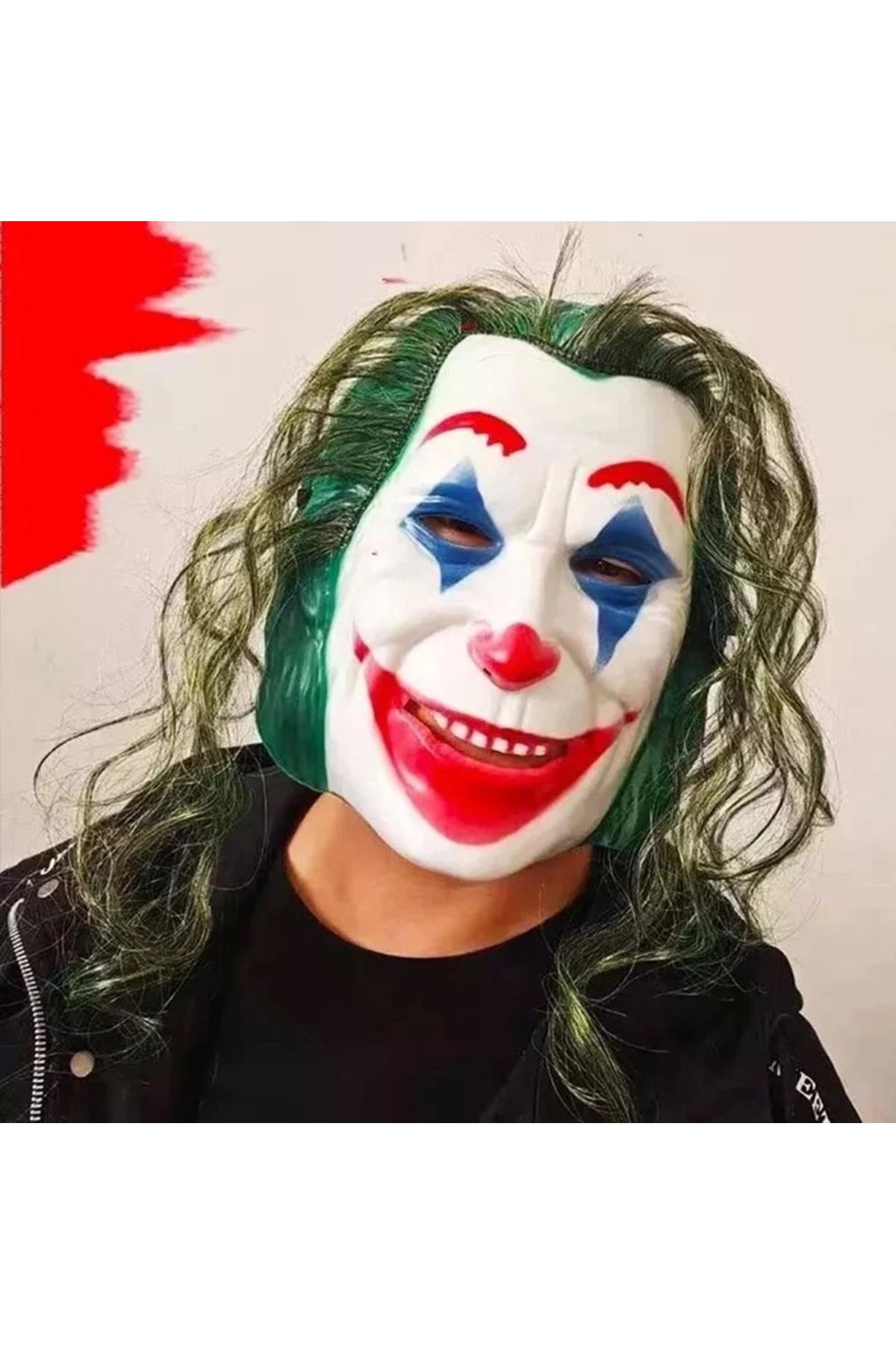 OurStyles Joaquin Phoenix Joker Maskesi Yeşil Saçlı - tarz trend ürün