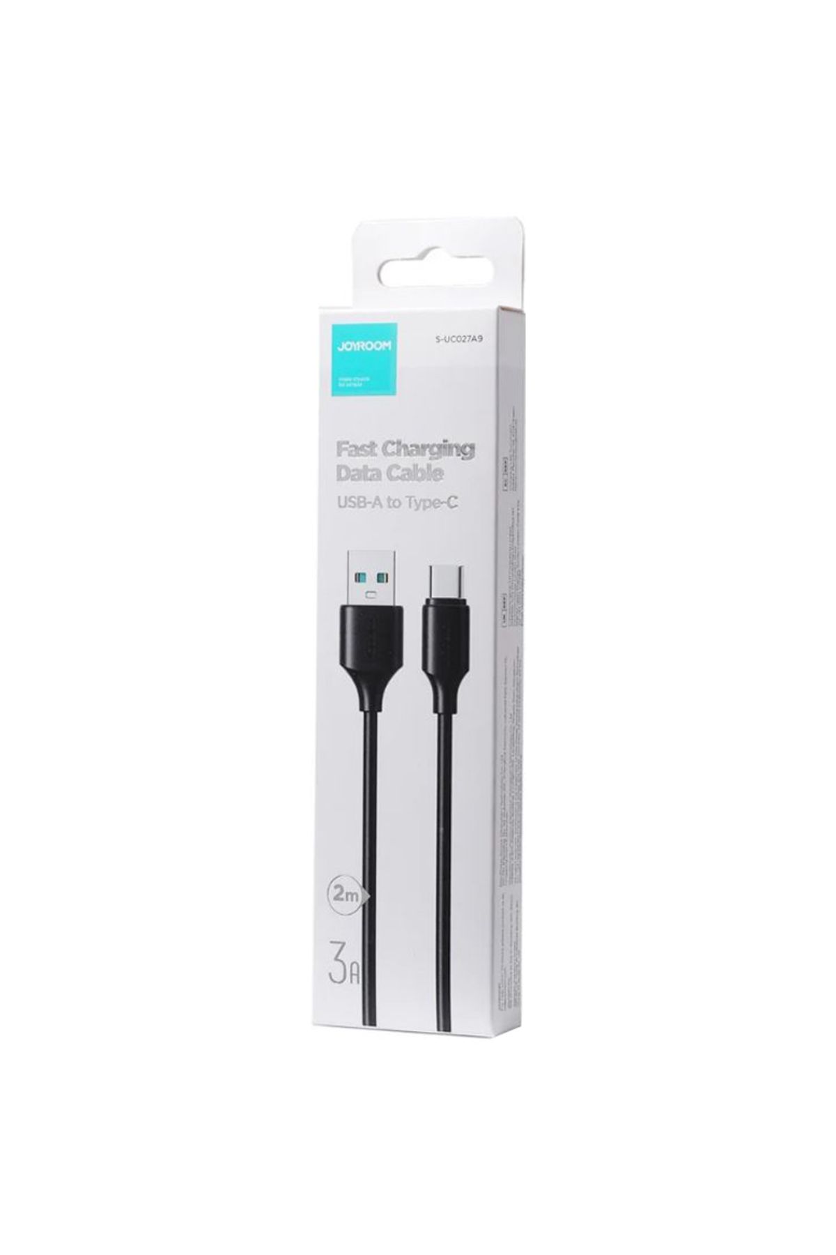REDz Accessories-Cablu USB la tip C de 2 m, compatibil cu iPhone 15/16 și Android, Joyroom S-A9, transfer de date, negru 4