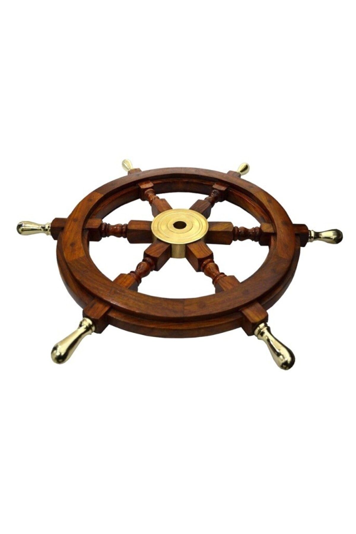 Pirinç DENİZCİLİK GRUBU-Marine Pirinç Aksesuar-AHŞAP DÜMEN-61*61*5 CM-JTTR2395