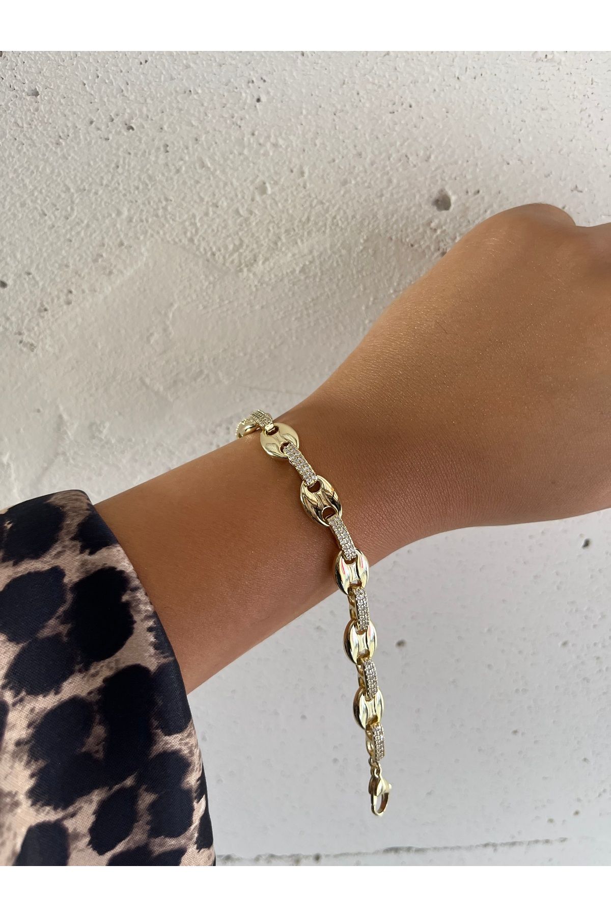 XUPING JEWELRY Xuping Marka Özel Seri Kadın Bileklik Modeli 17+4 Cm Klipsli