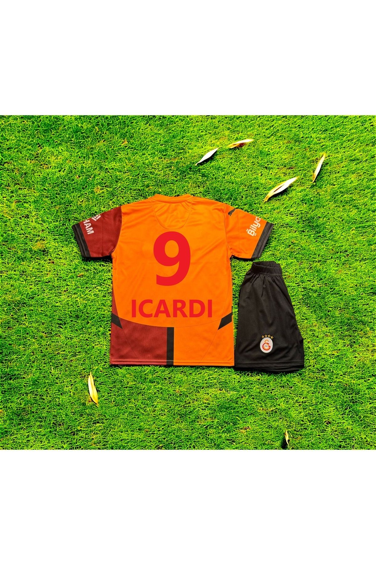 Quaxram I'car.dı.9-G'ala.ta.saray 24/25 Sezon Çocuk 4'lü Set Futbol Forması/ PARCALI