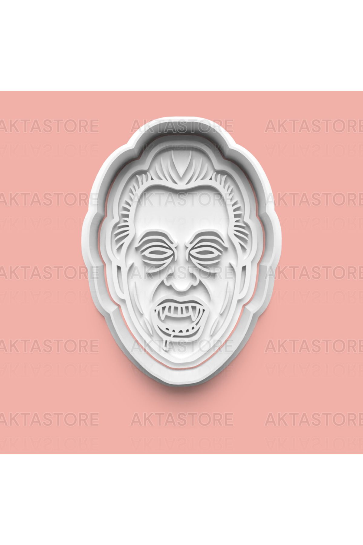 AKTASTORE Korkunç Yüz Figürlü Kurabiye Kalıbı