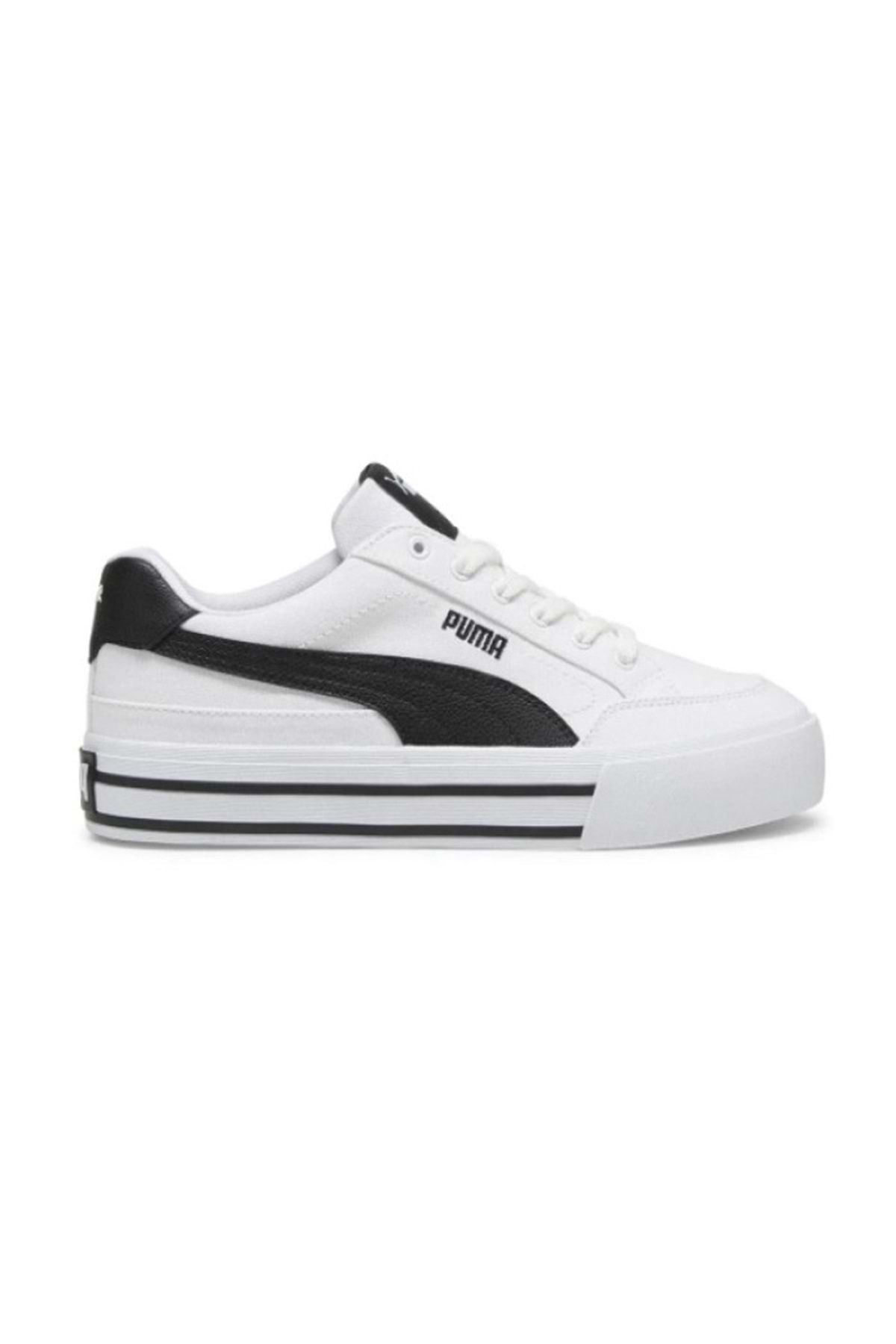 Puma Court Classic Vulc Fs Erkek Beyaz Sneaker Ayakkabı 39635302 - Puma - Beyaz - ST02830-Beyaz-41
