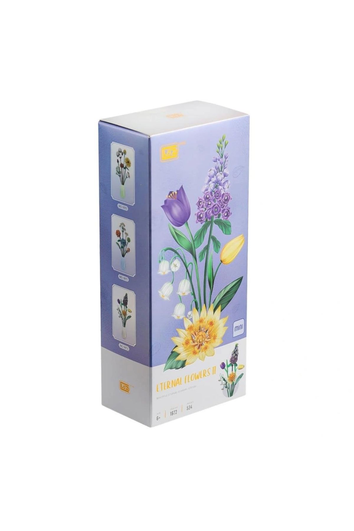 OurStyles LZ1672 LOZ Çiçek Blok Seti 534 Parça-Vagon life