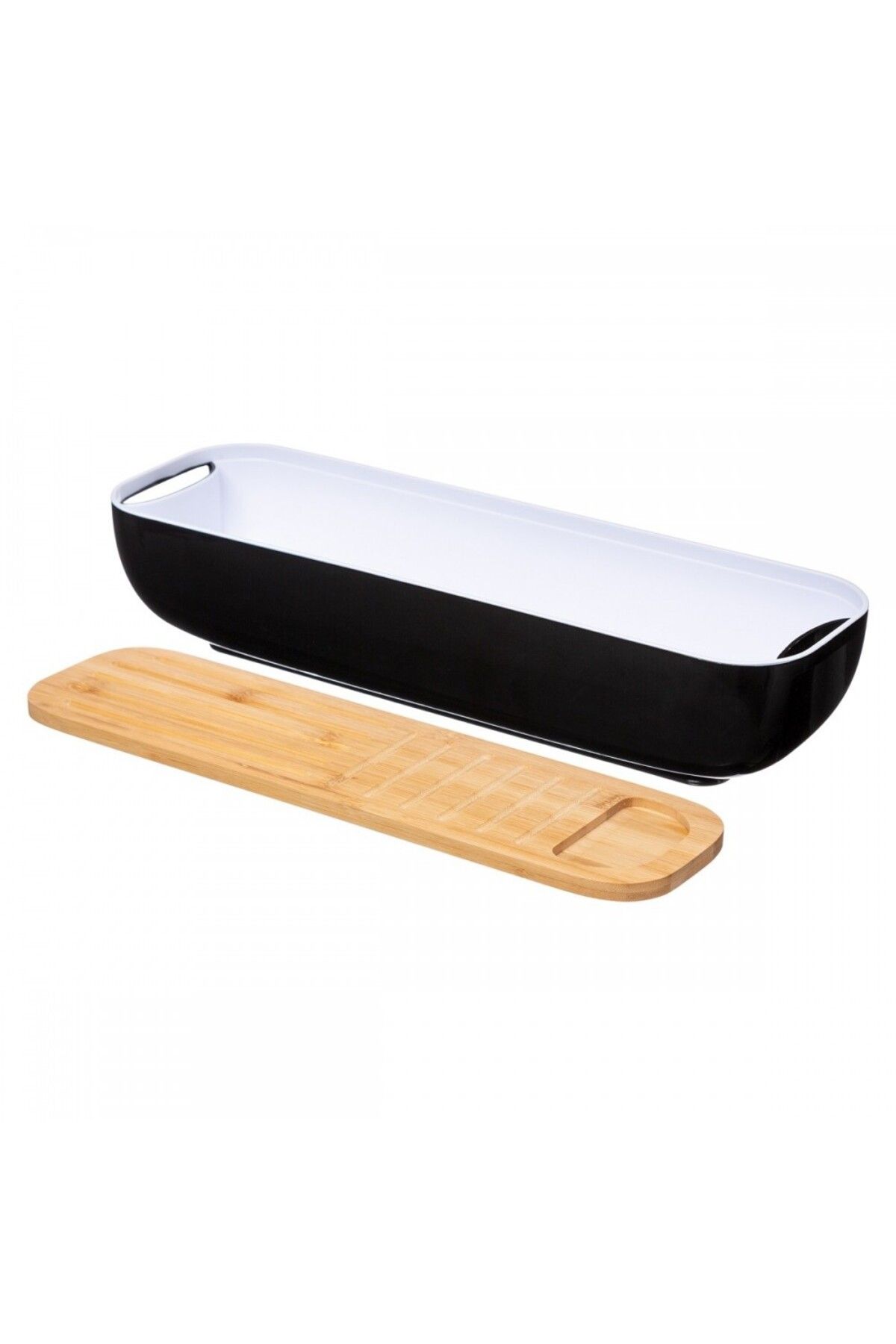 5 five simply smart-Black Baguette bread box, 40 x 12 x 8.5 cm 3
