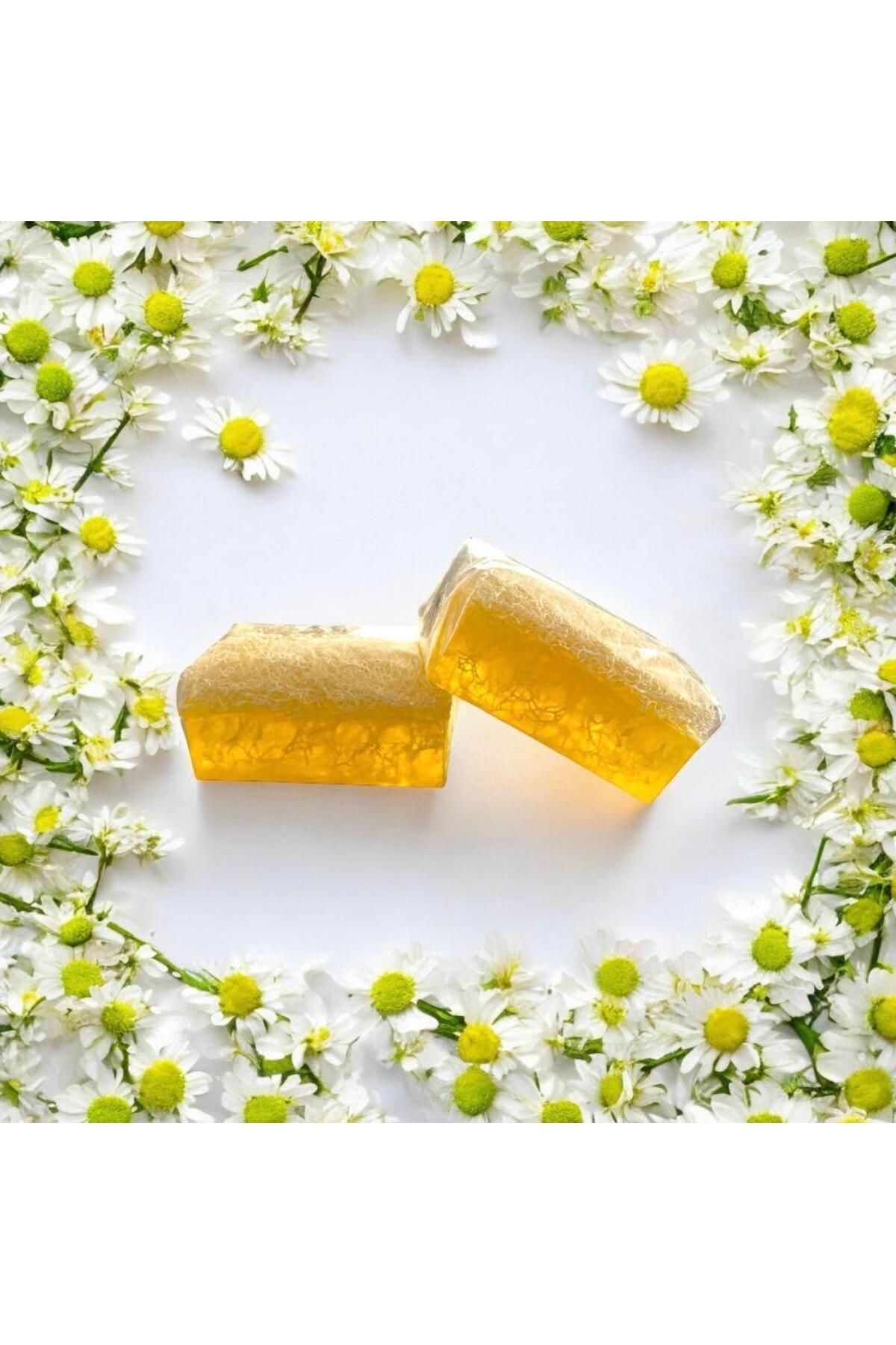 ALJEN ORGANİC Doğal Kabak Lifli Papatya Sabunu 130 gr (1 ADET)