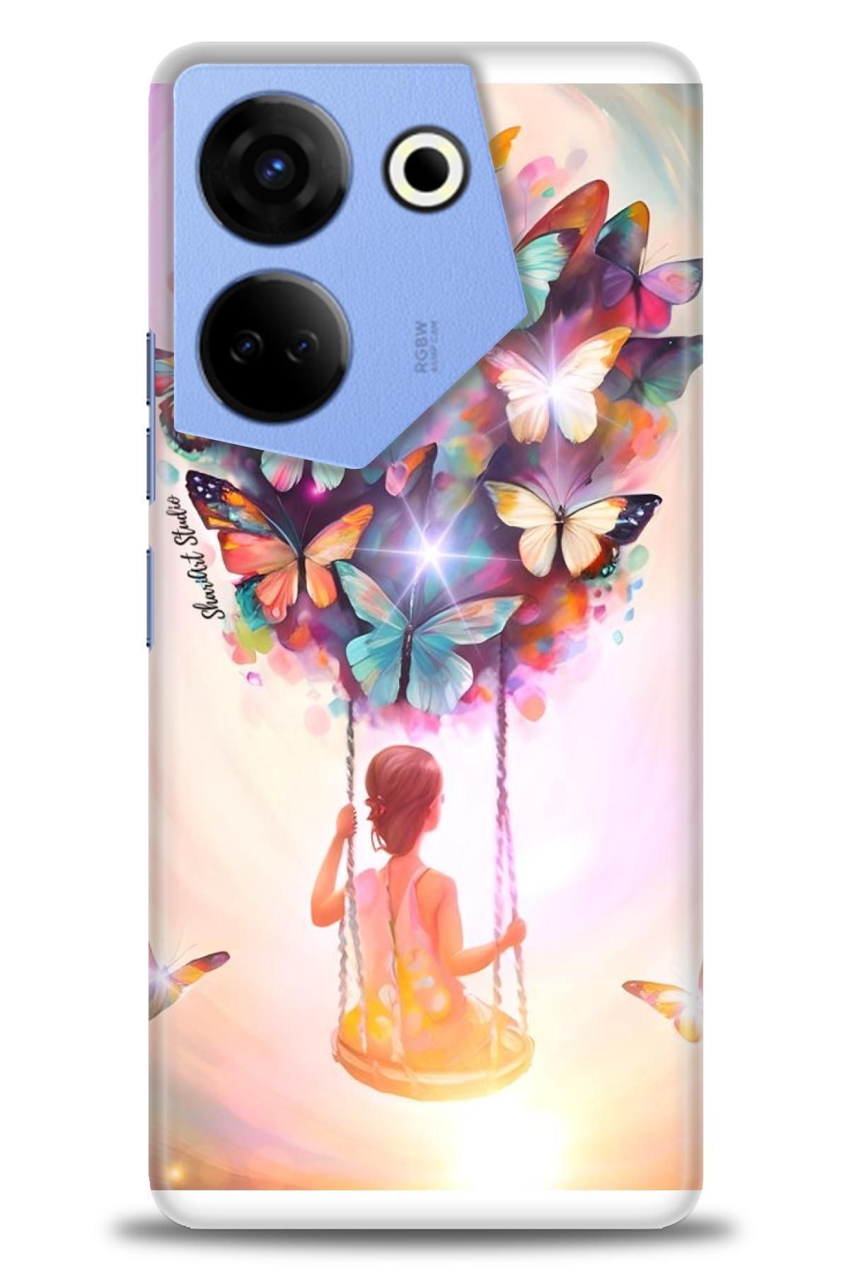 TECNO Camon 20 Pro 4G (CK7n)İle Uyumlu HD Baskılı Kılıf - Karışık Seri - 931