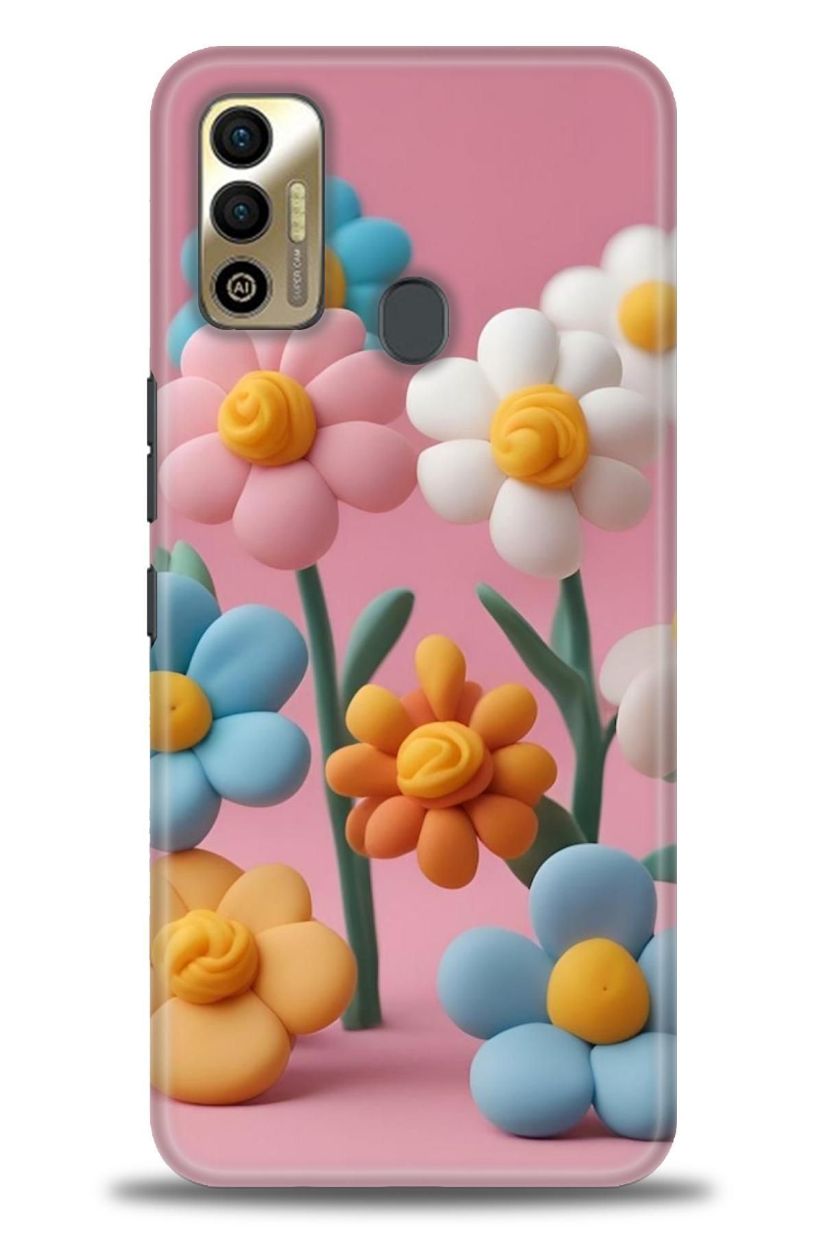 TECNO Spark 7 / 7T İle Uyumlu HD Baskılı Kılıf - Karışık Seri - 531