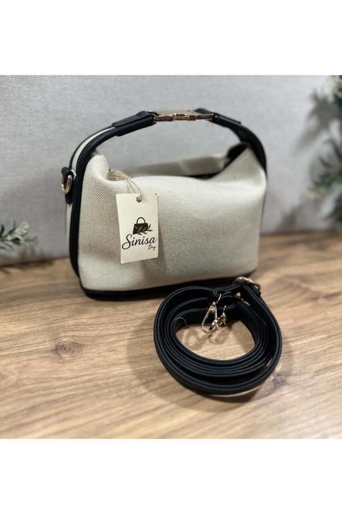afran collection gold kilit detaylı kadın orta boy kadın el ve omuz çantası
