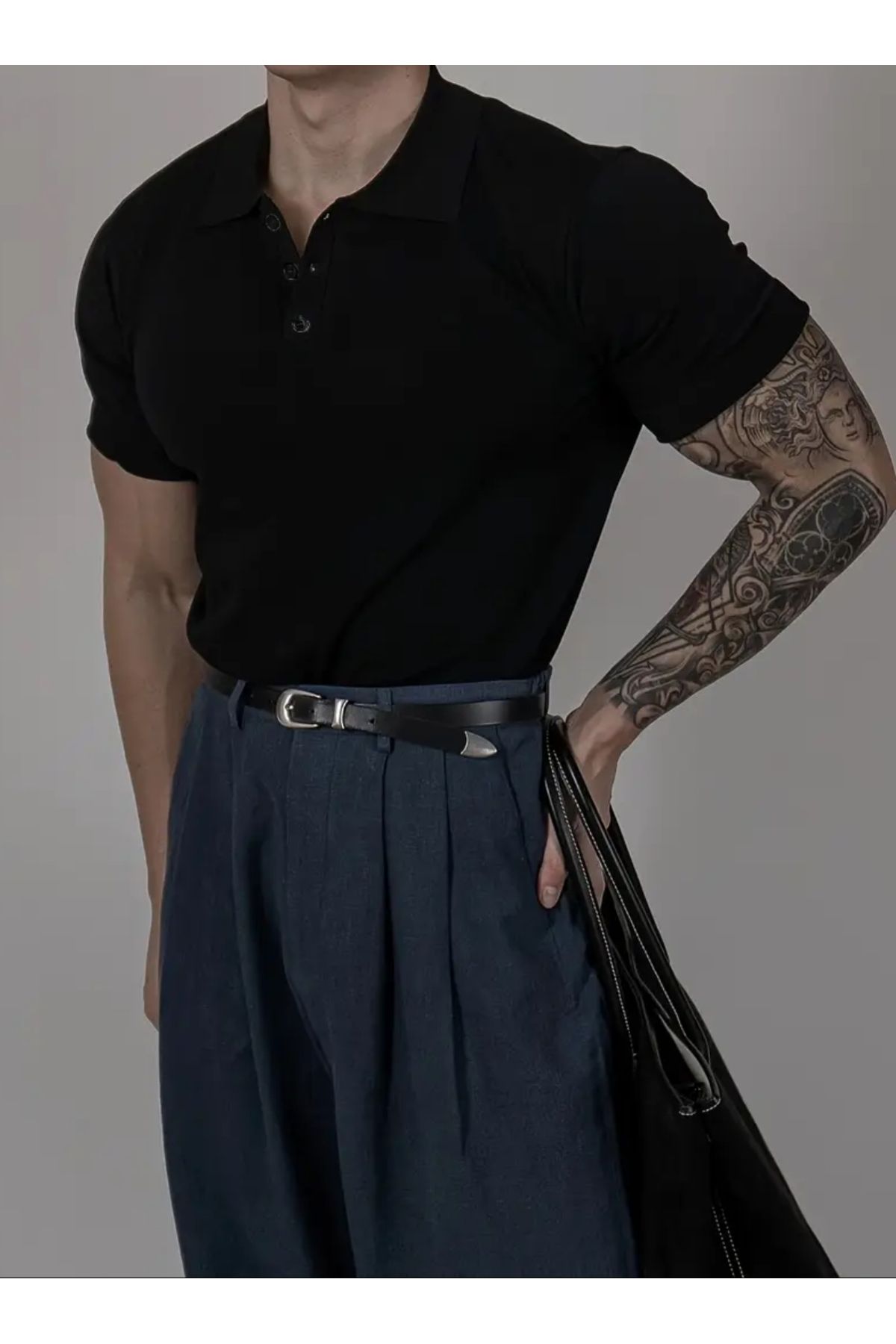 Butik Polo Yaka Kısa Kol Tişört