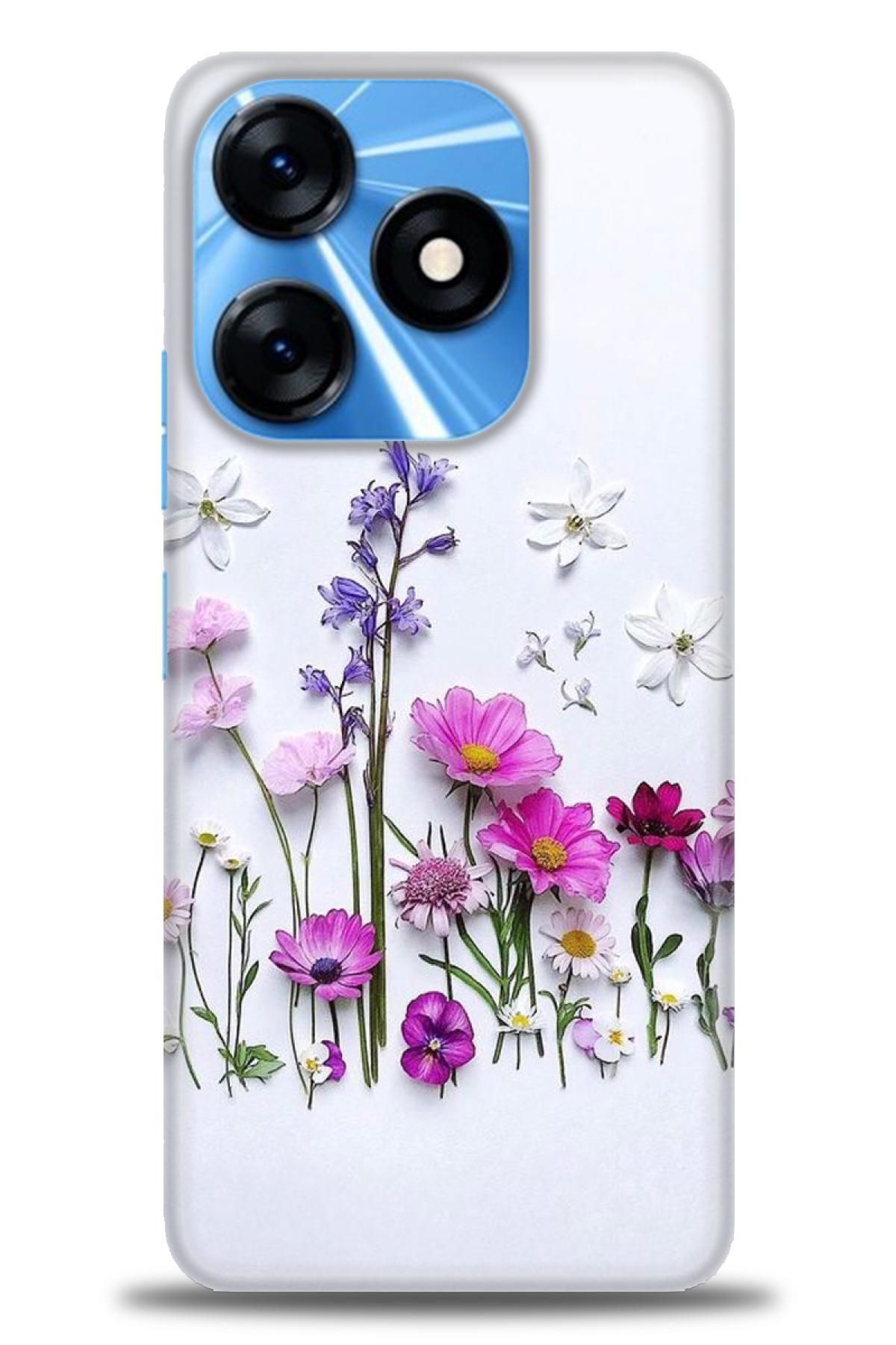 TECNO Spark 10 4G / 10C İle Uyumlu HD Baskılı Kılıf - Karışık Seri - 731