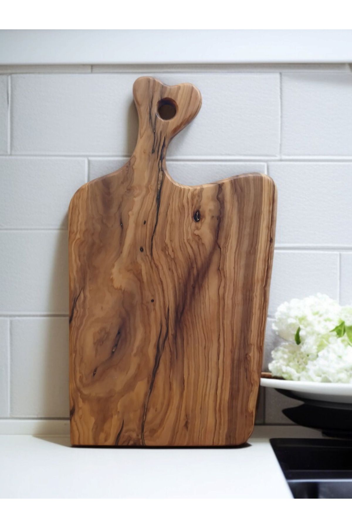 Aksoy Wood Zeytin Ağacı Xl Kesme Ve Sunum Tahtası 27x48x2.5cm
