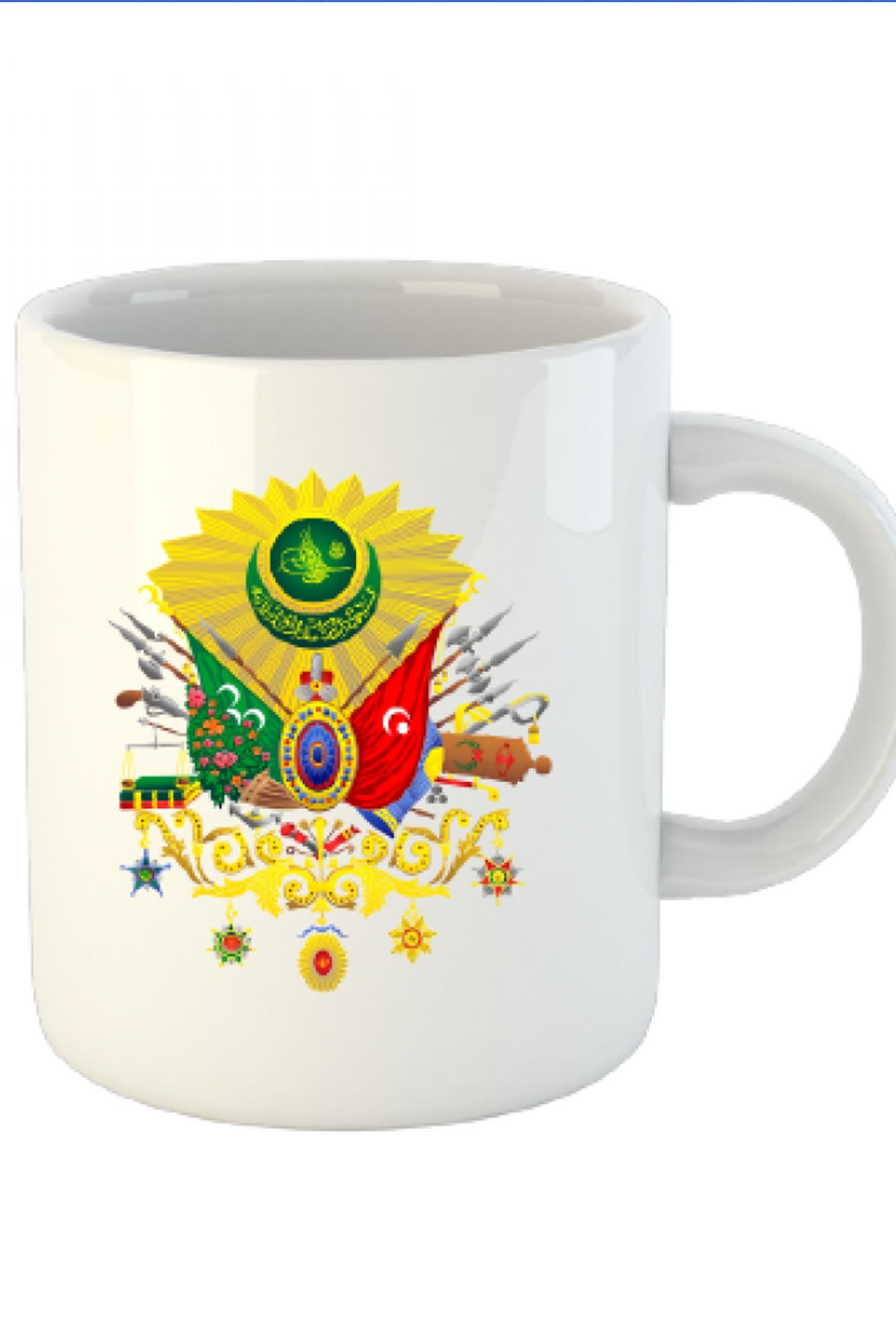 CİYU TİCARET Osmanlı tuğralı kupa bardak hediyelik osmanlı tuğralı kupa bardak