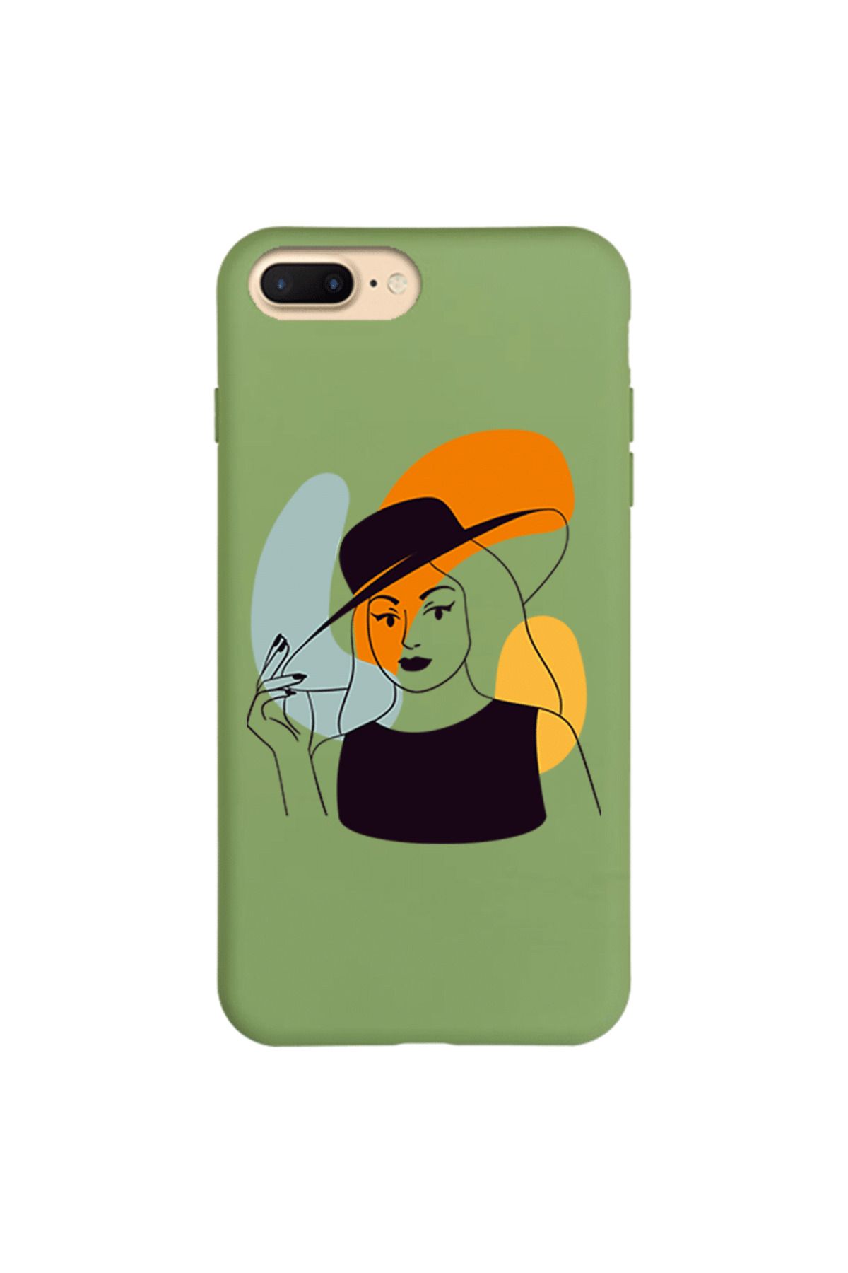 Royaleks iPhone 8 Plus Lansman Kılıf - Art Women 4