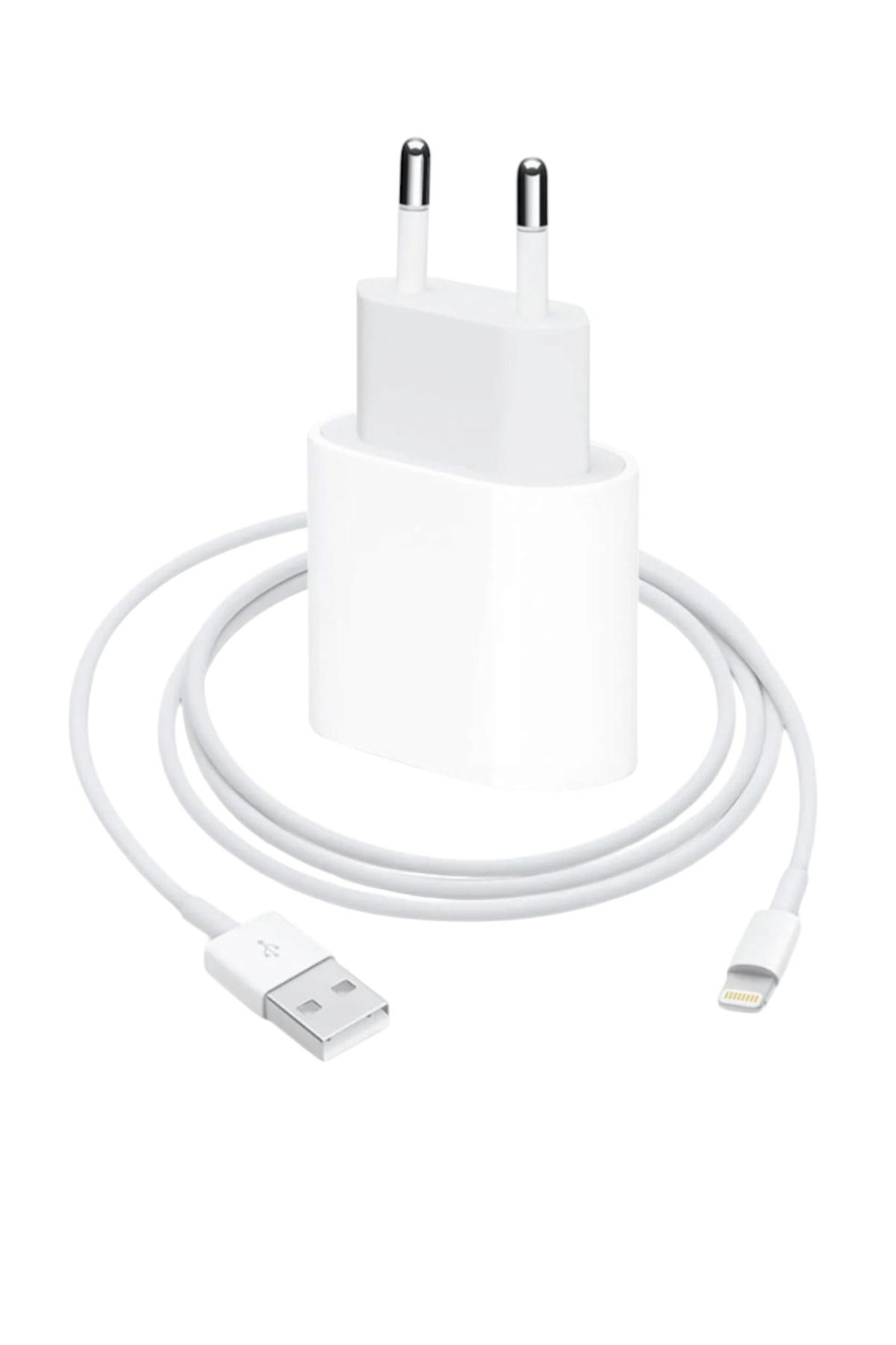 UBEYDE iPhone Uyumlu Şarj Aleti Adaptör+Lightning Kablo Hızlı Şarj Tüm iPhone Modeller Uyumlu 678X11121314