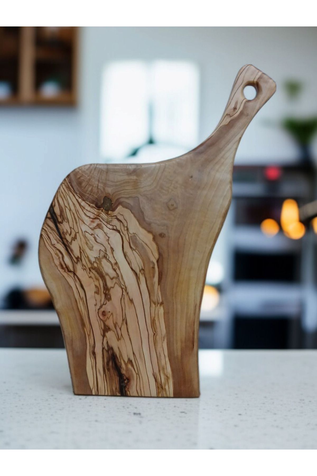 Aksoy Wood ZEYTİN AĞACINDAN KESME ve SUNUM TAHTA 18x41x2cmSI