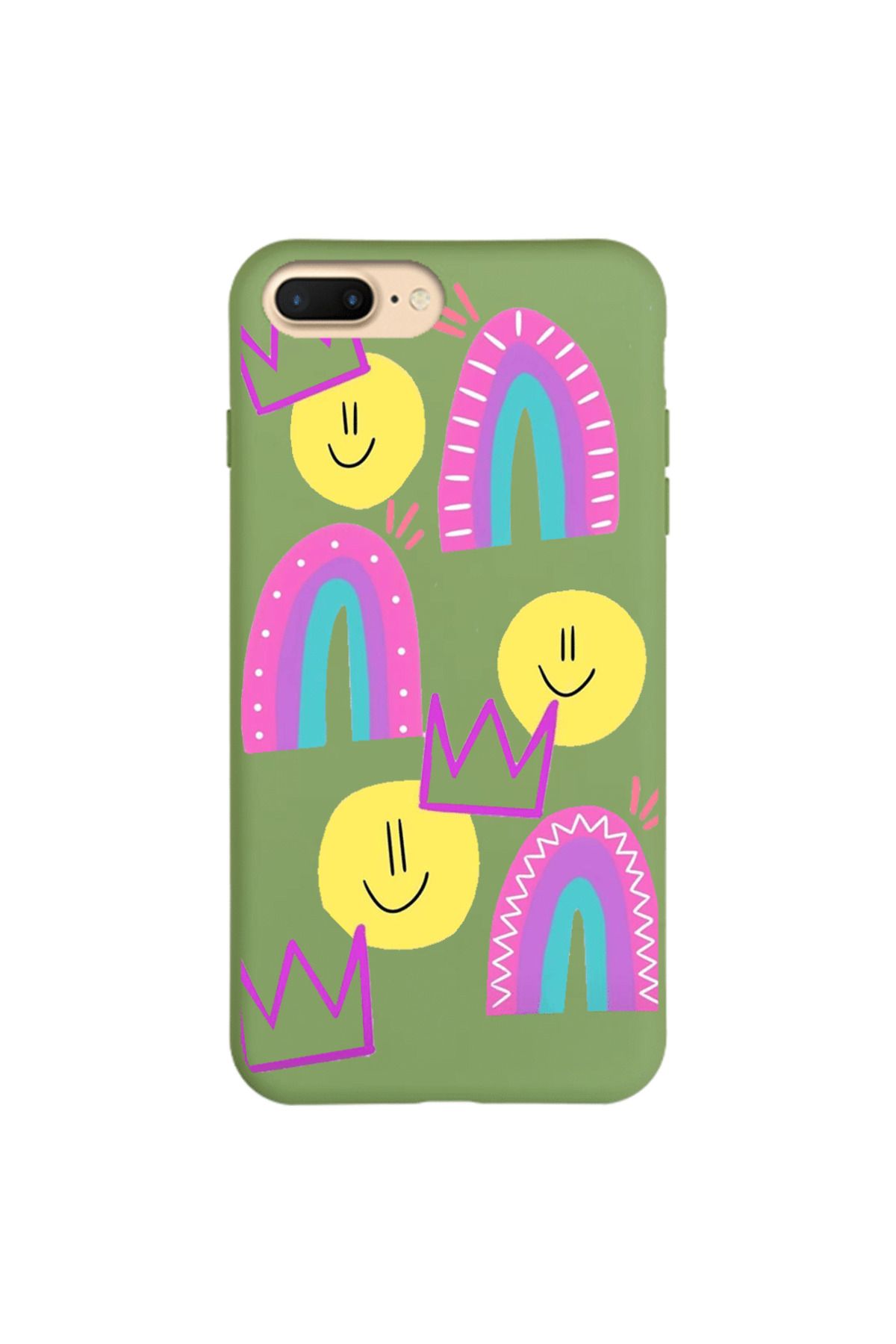 Royaleks Apple iPİphone 7 Plus Lansman Kılıf - Smile