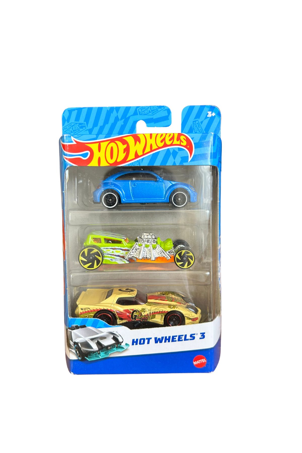 HOT WHEELS 3'LÜ ARABA SETİ