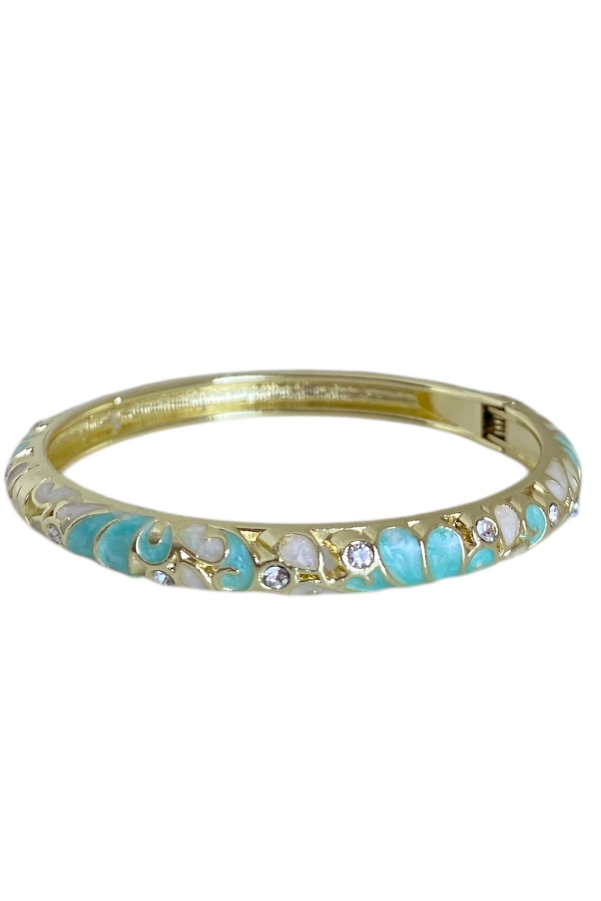 Vadısh store Fairytale Mineli Kelepçeli Gold Bilezik