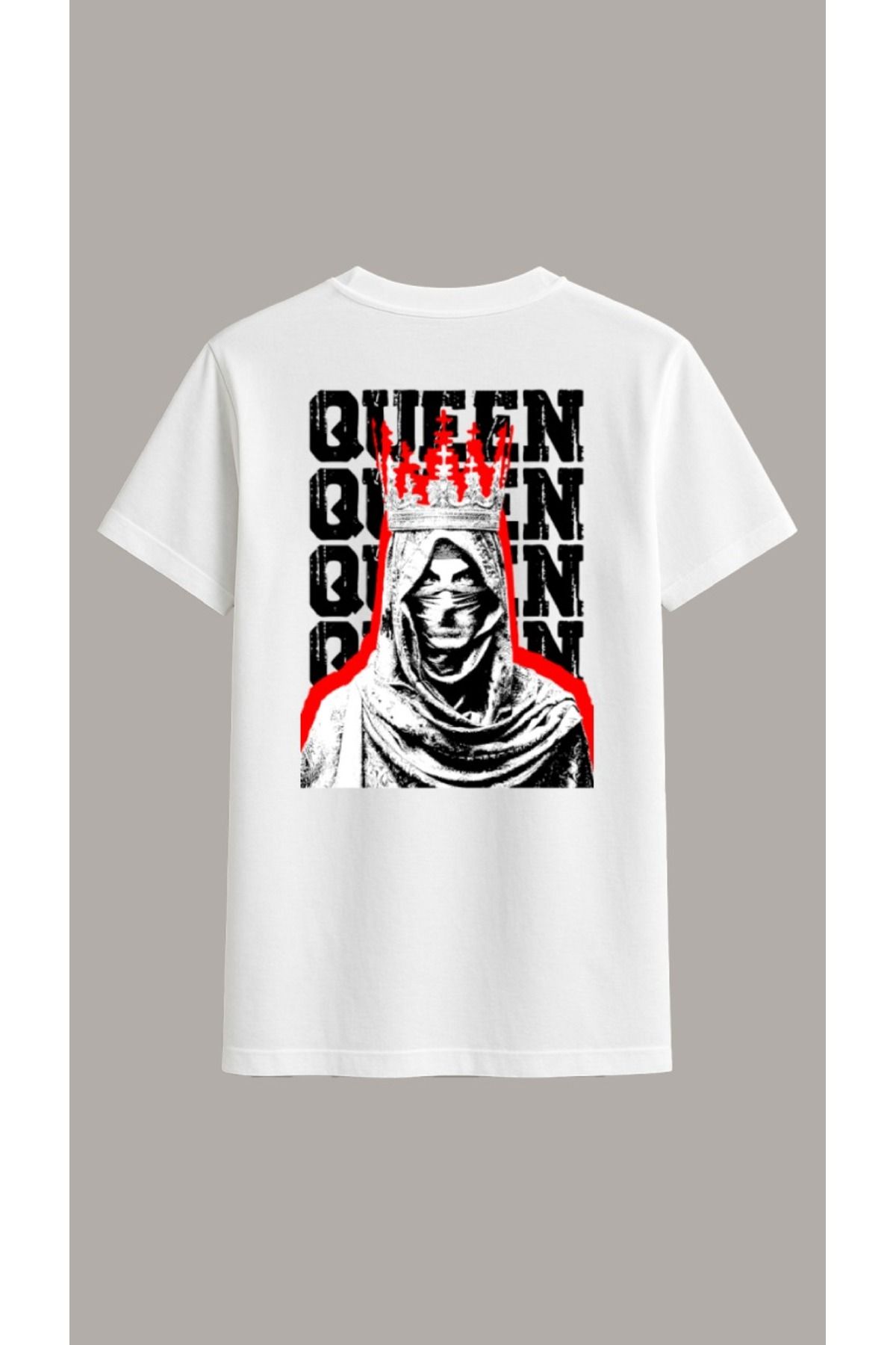 Vigor Wear QUEEN Baskılı Oversize T-Shirt