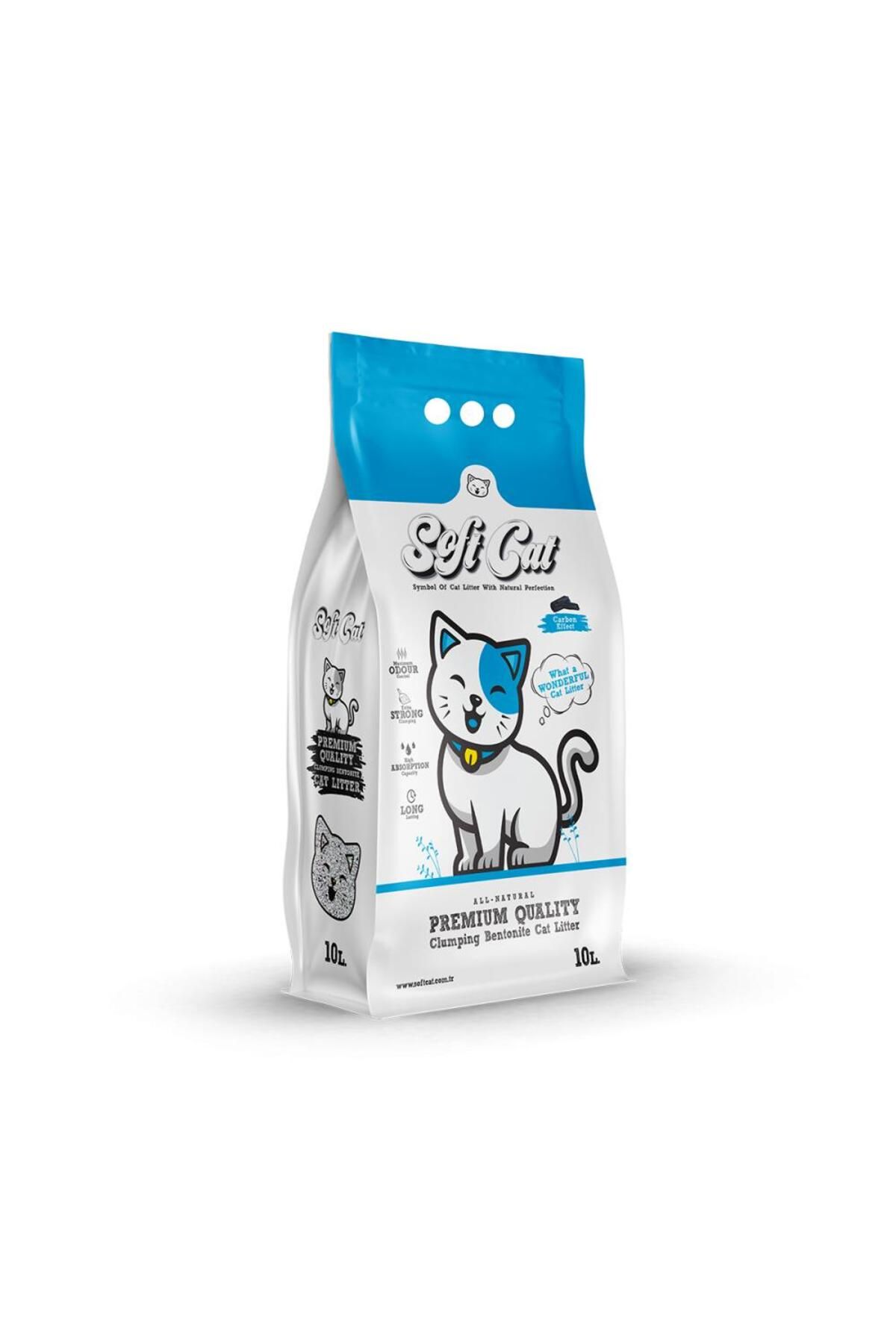 Soft Cat Aktif Karbonlu Kedi Kumu