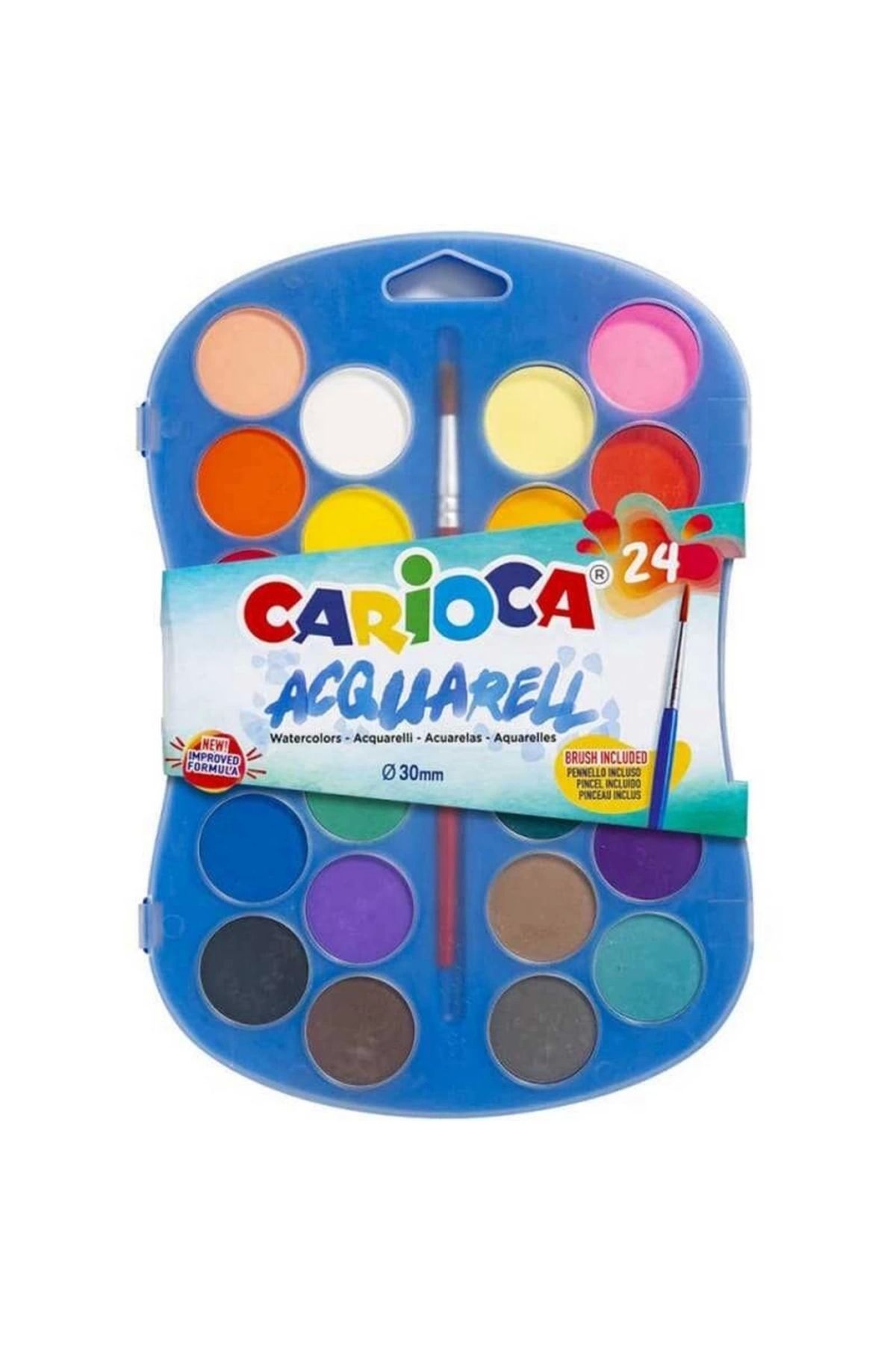OurStyles Sulu Boya 30 mm. Fırçalı 24'lü